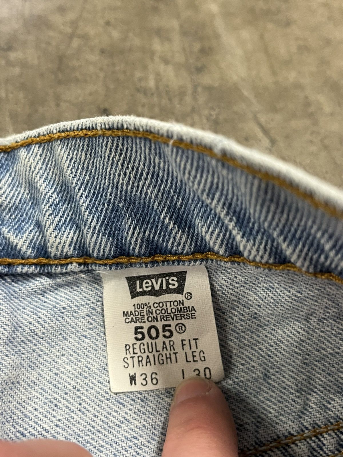Levi's × Vintage Thrashed vintage Levi’s orange tab denim streetwear skater Size US 34 / EU 50 - 8 Thumbnail