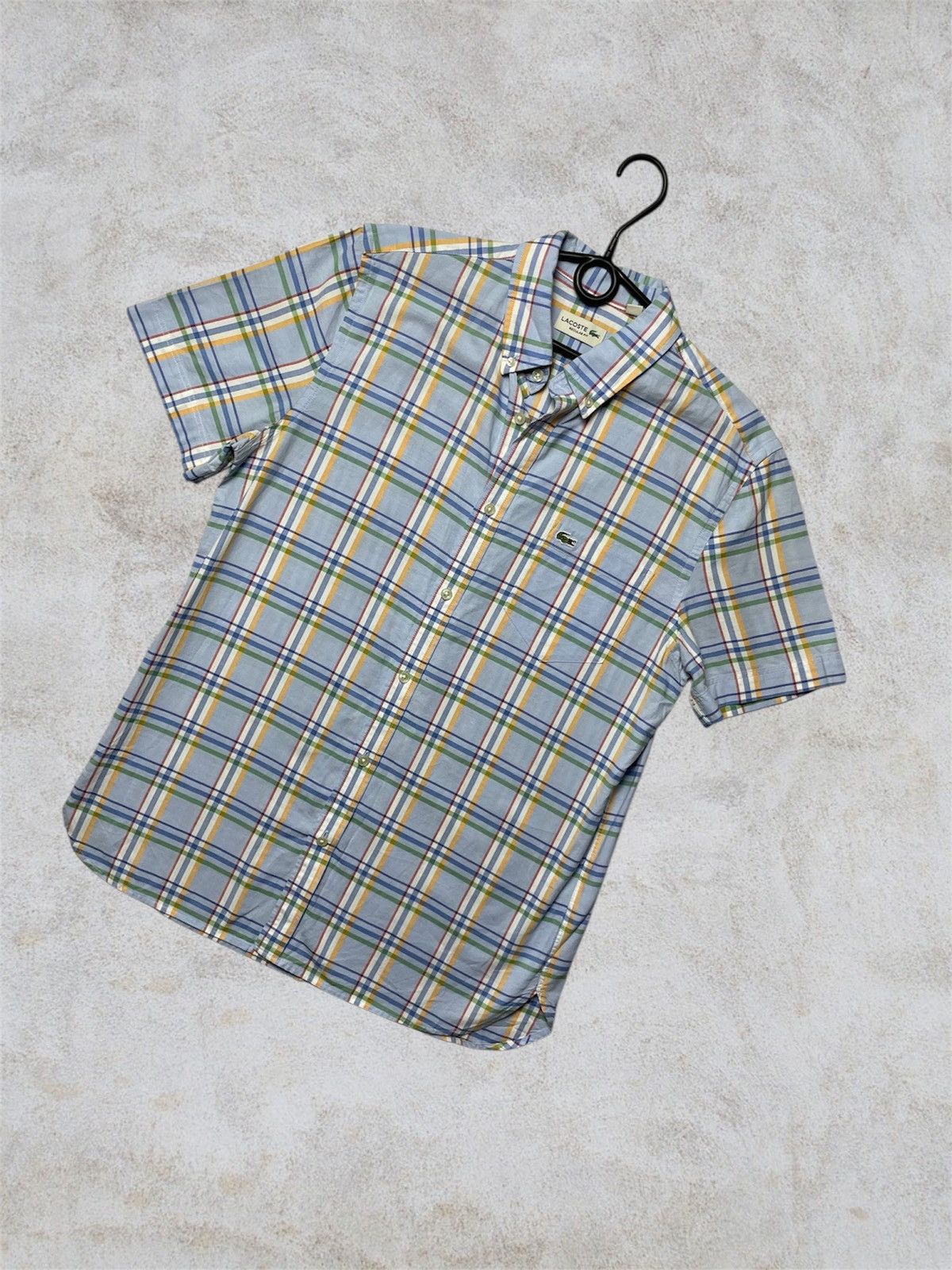 Lacoste Lacoste plaid shirt size S small rare short sleeve Size US S / EU 44-46 / 1 - 1 Thumbnail