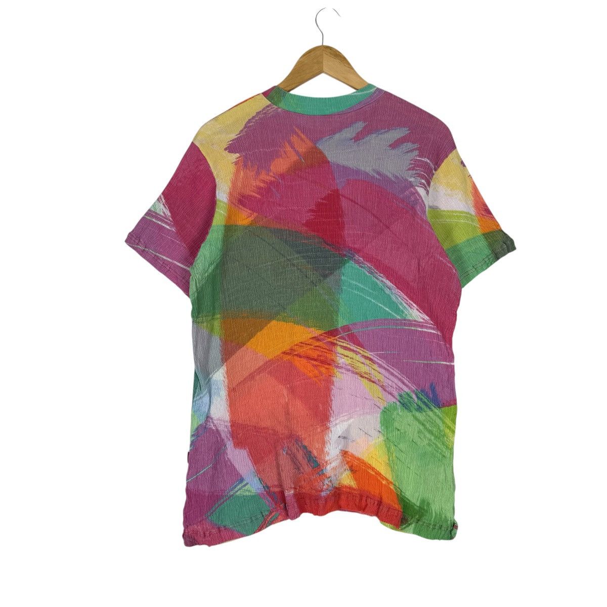 Issey Miyake ☀️HAAT ISSEY MIYAKE RUNWAY COLORWAY SHORT SLEEVE TSHIRT Size M / US 6-8 / IT 42-44 - 8 Thumbnail