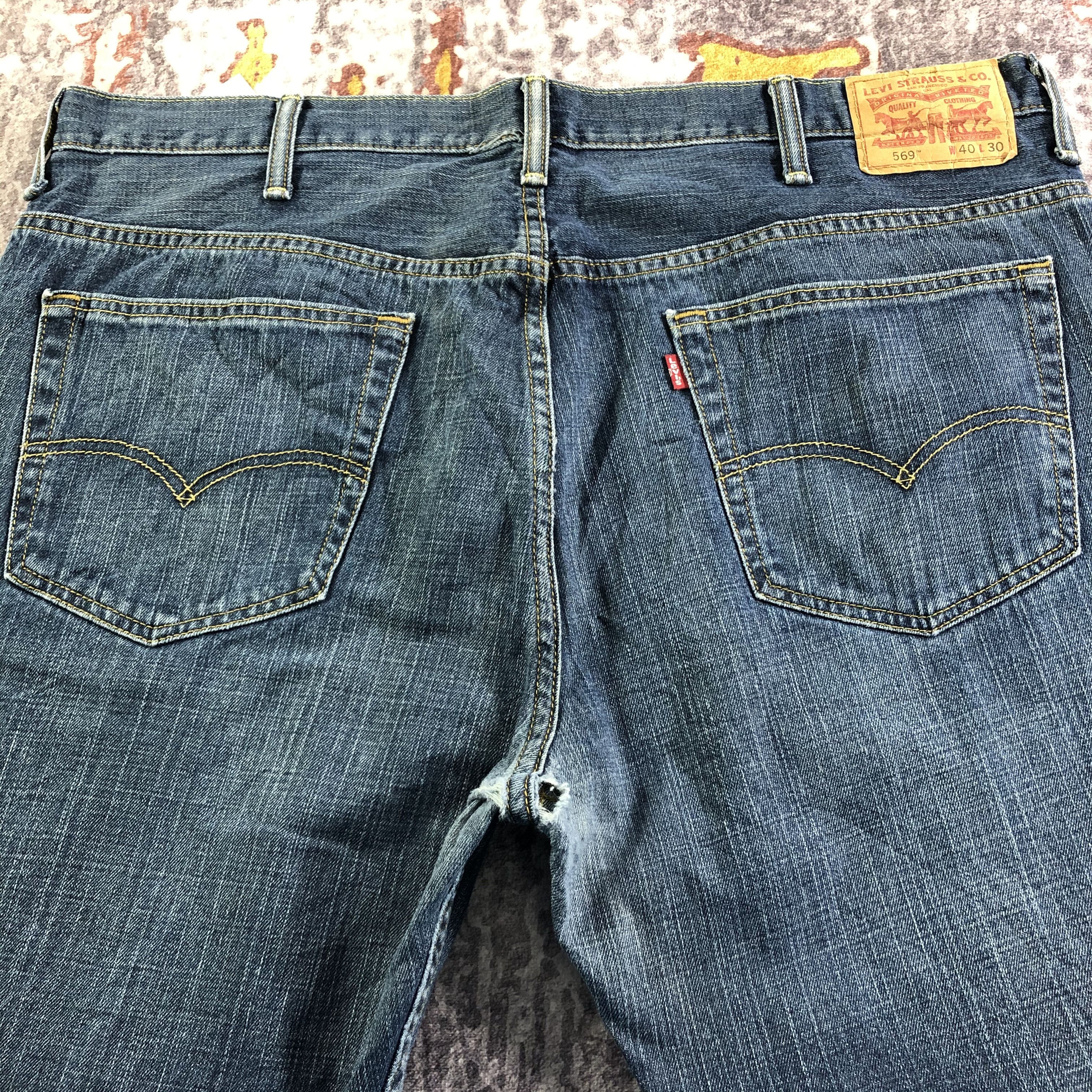 Levi's × Vintage Vintage Blue Wash Levis 569 Jeans-JM3516 Size US 42 / EU 58 - 4 Thumbnail