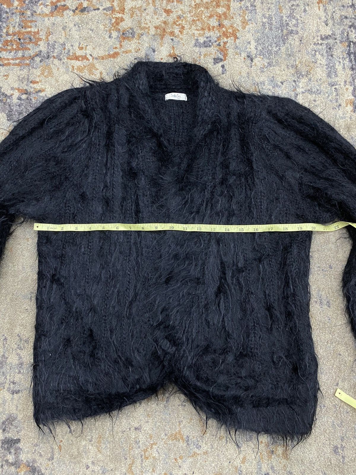 Japanese Brand Fuzzy Mohair Grunge selesa kobe Cardigan Kurt Cobain Style Size US M / EU 48-50 / 2 - 8 Thumbnail