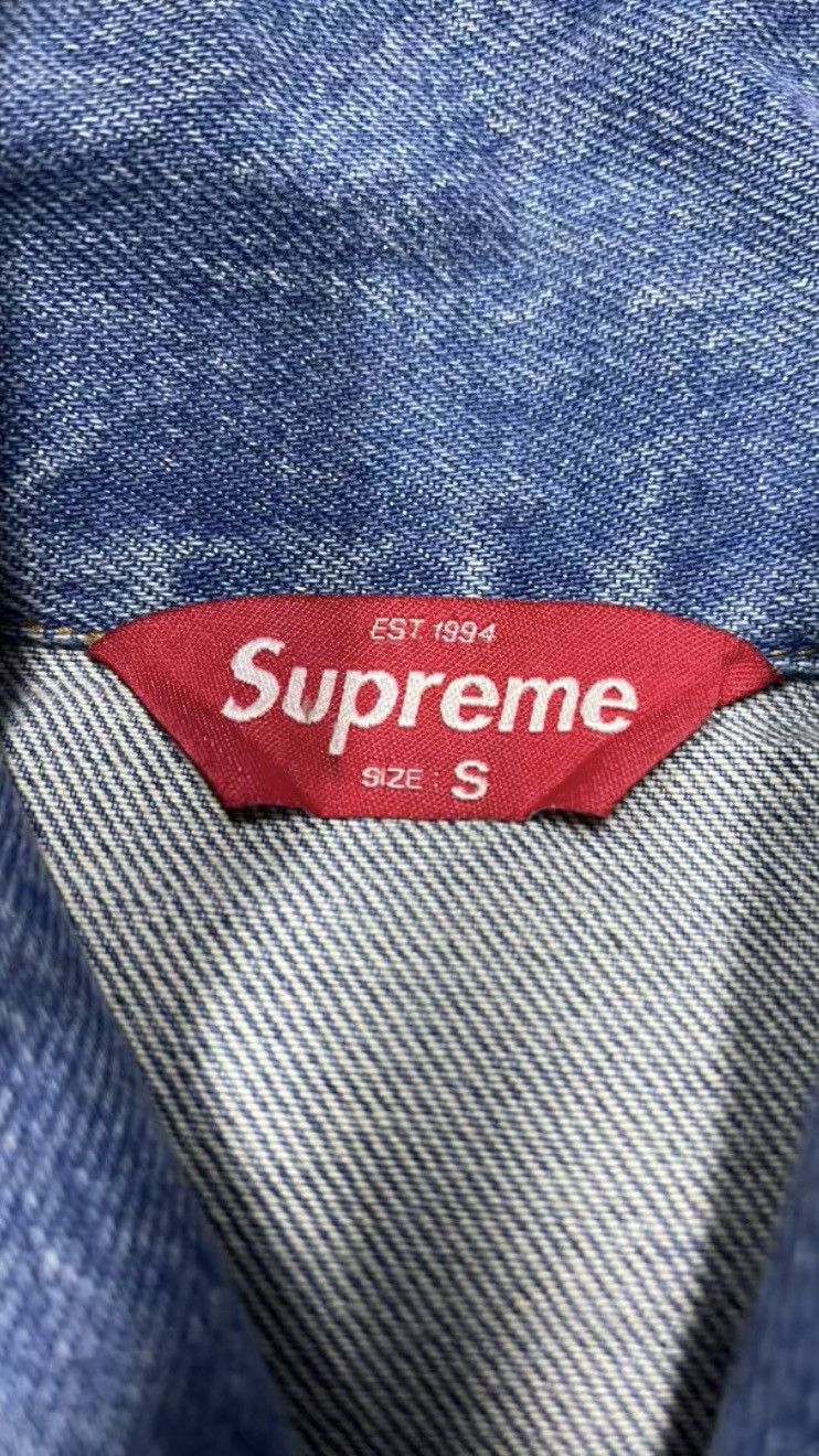 Supreme Supreme new york painted trucker jacket blue Size US S / EU 44-46 / 1 - 3 Thumbnail