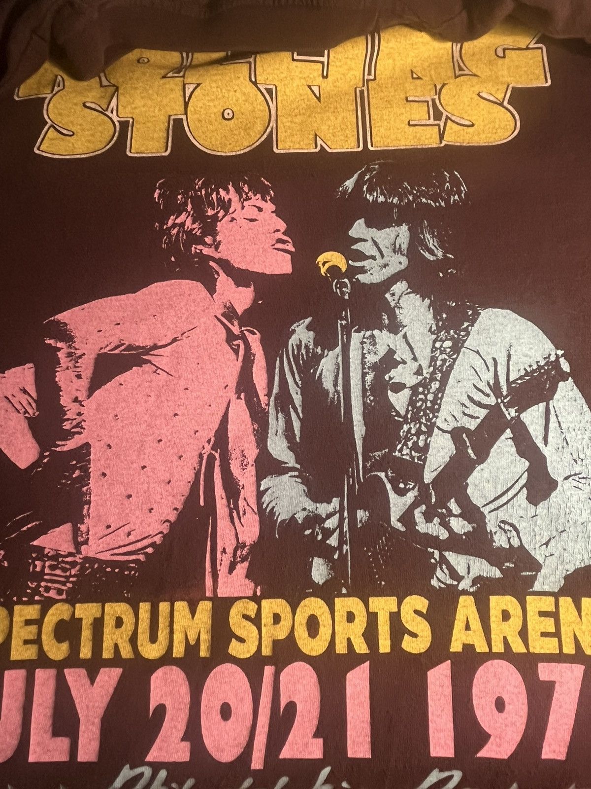 Other Vintage (RARE) 1970s single stitch Rolling Stones concert t Size US M / EU 48-50 / 2 - 17 Thumbnail