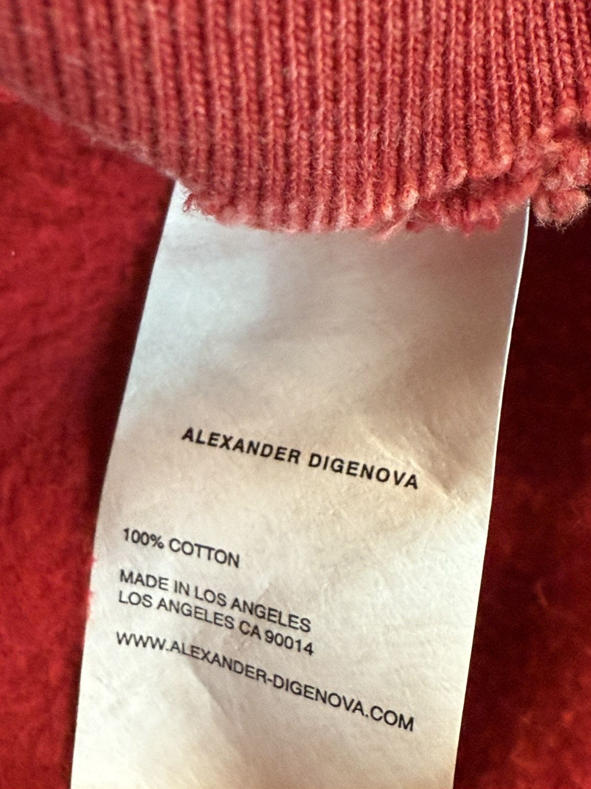 ALEXANDER DIGENOVA Alexander Digenova Red Double Layer Bodka Hoodie Size US M / EU 48-50 / 2 - 5 Thumbnail