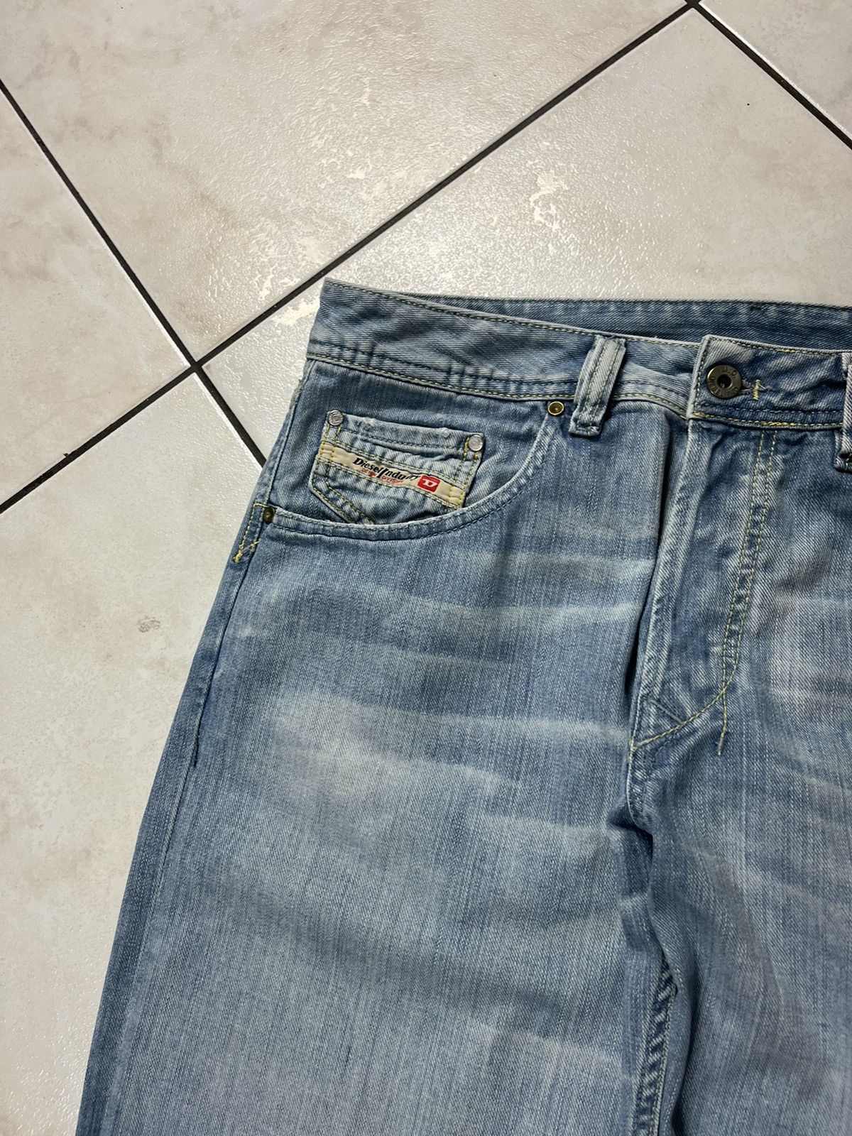 Diesel × Vintage Vintage y2k diesel Rolan baggy wide jeans denim pants washed Size US 34 / EU 50 - 9 Thumbnail