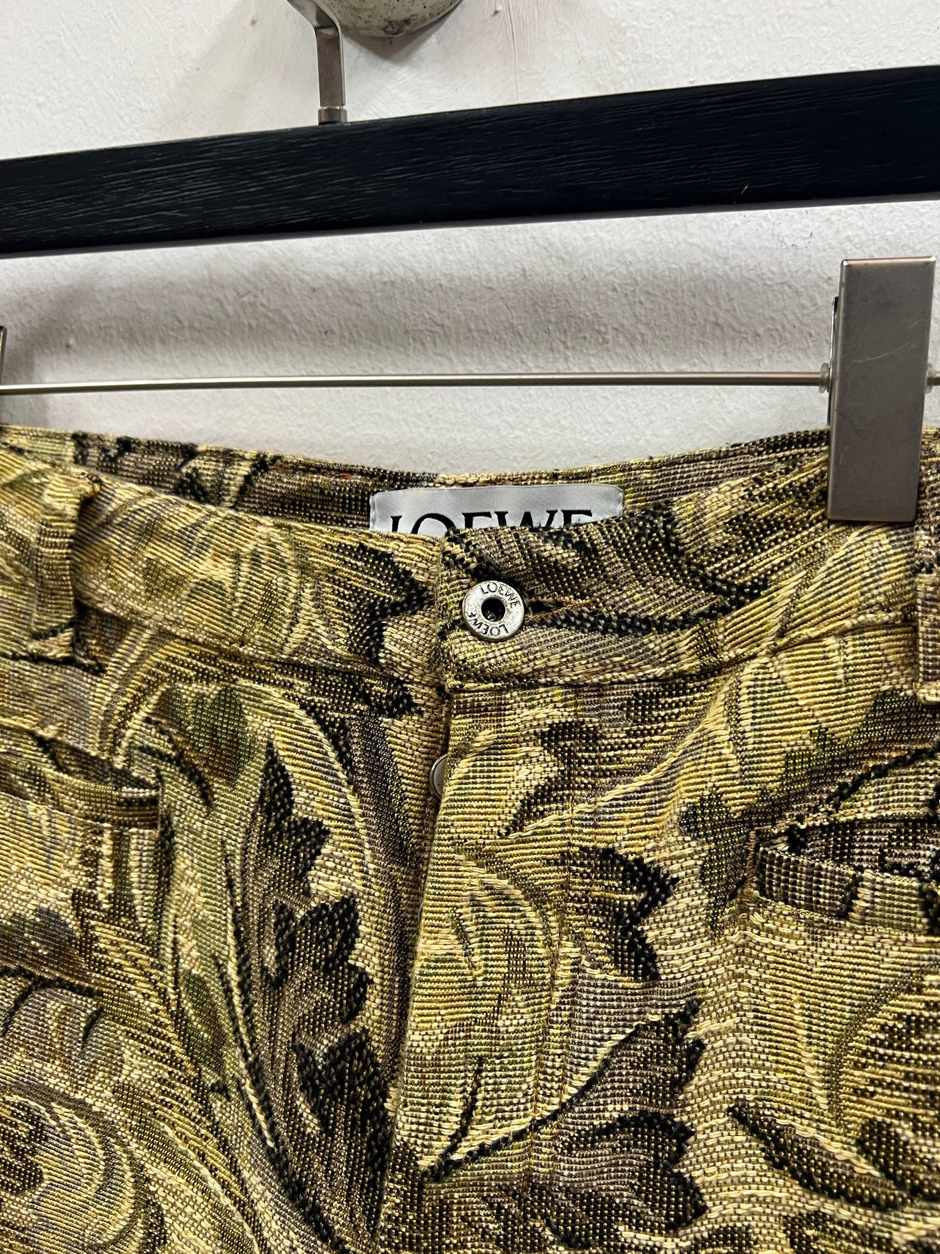 Loewe 2017 Loewe x William Morris Floral Tapestry Fisherman Pants Size US 34 / EU 50 - 6 Thumbnail