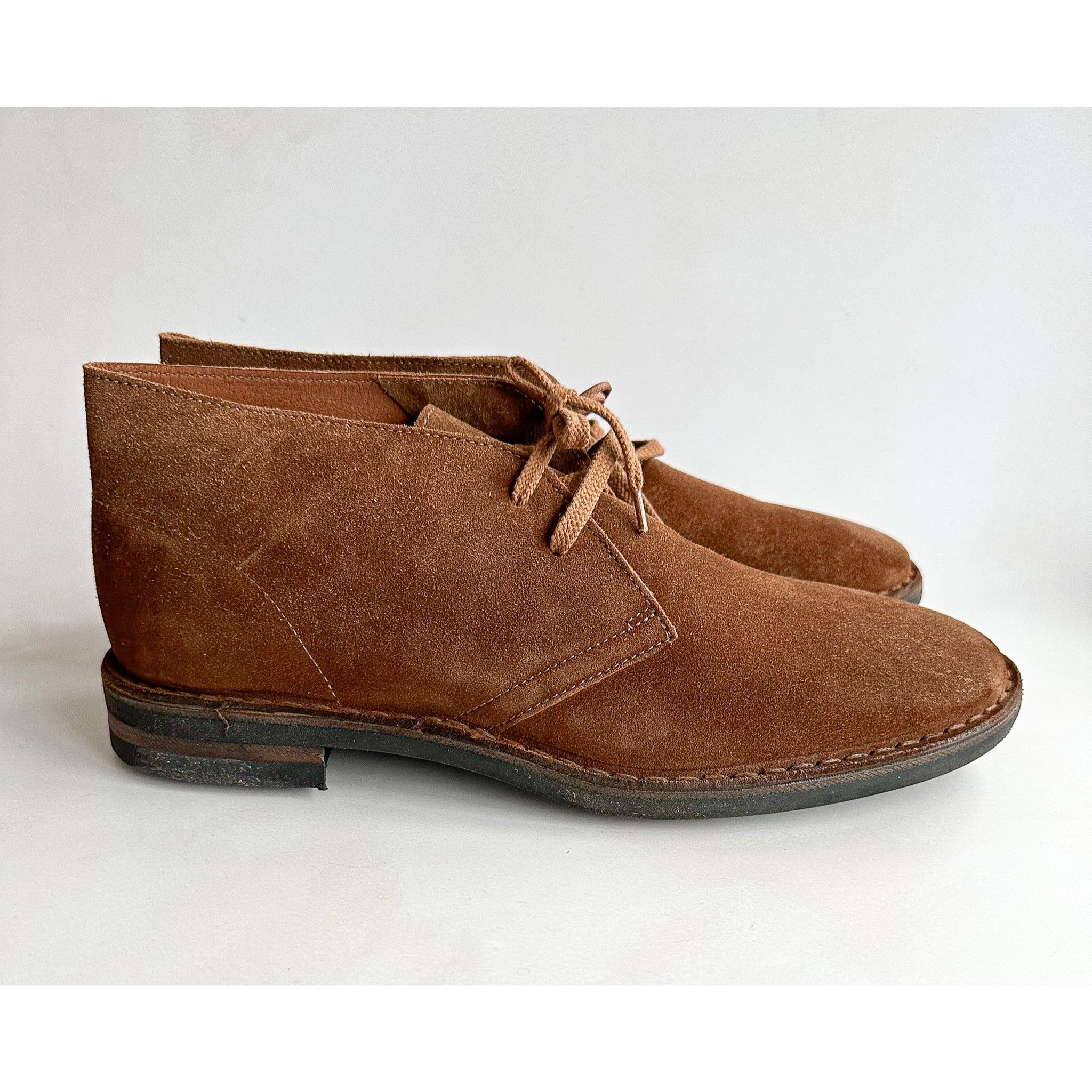 Drake's Drake's Clifford Desert Boot Tobacco Roughout Suede with Rub Size US 13 / EU 46 - 3 Thumbnail