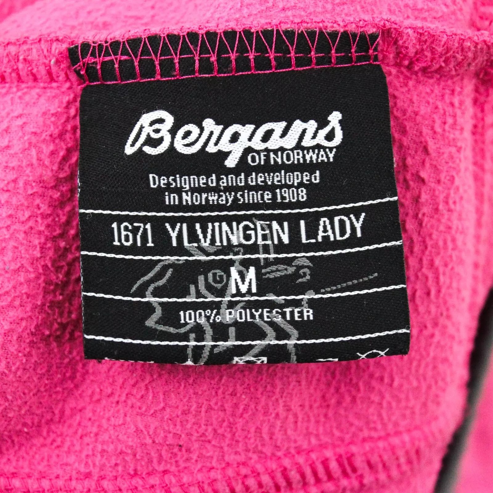 Bergans of Norway 'Ylvingen Lady' Womens M Fleece Jumper Jacket Sweatshirt Size M / US 6-8 / IT 42-44 - 3 Thumbnail