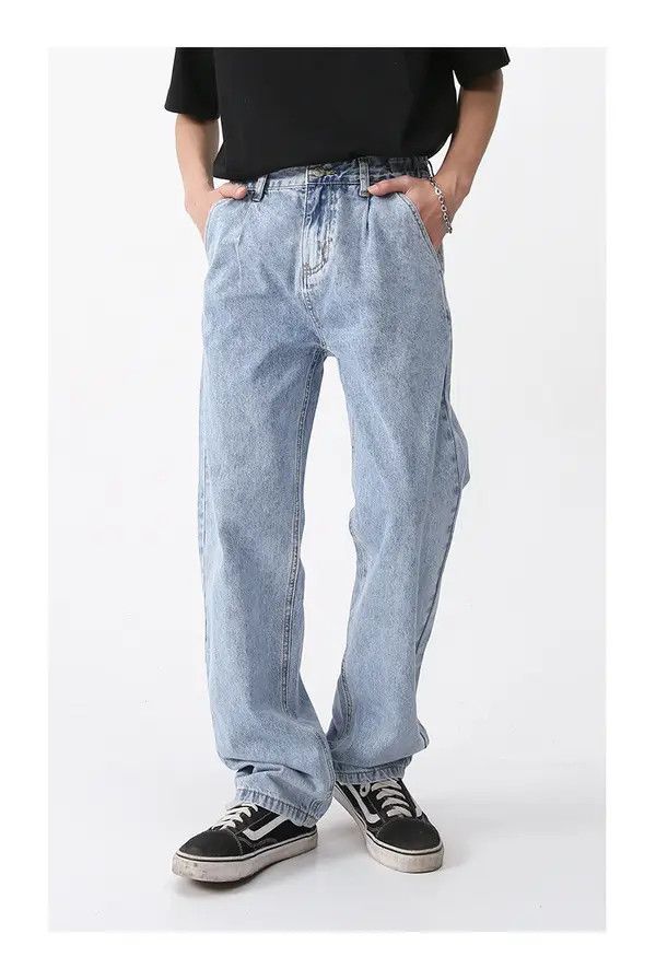 Japanese Brand Kahara x Kubo Light blue vintage casual light vintage jeans Size US 32 / EU 48 - 2 Thumbnail