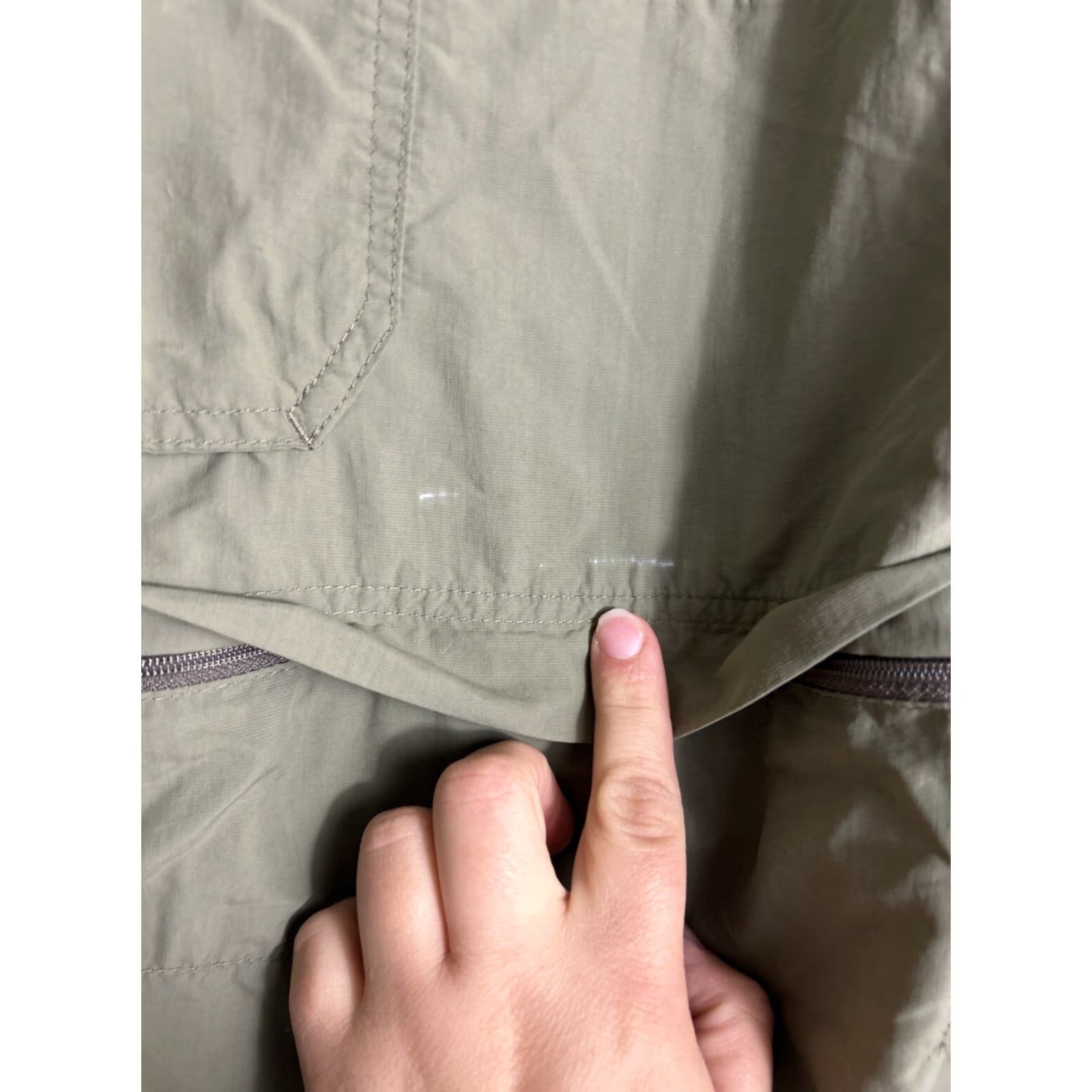 Vintage REI Mens XL Convertible Cargo Pants Olive UPF 50+ 40x32 Hole Green Cargo Pants Mens XL Size US 36 / EU 52 - 5 Thumbnail