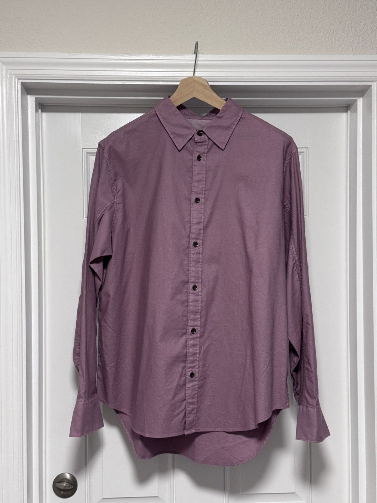Rag & Bone NWT Rag & Bone Fit 2 Engineered Oxford Shirt XL Berry Pink Size US XL / EU 56 / 4 - 8 Thumbnail