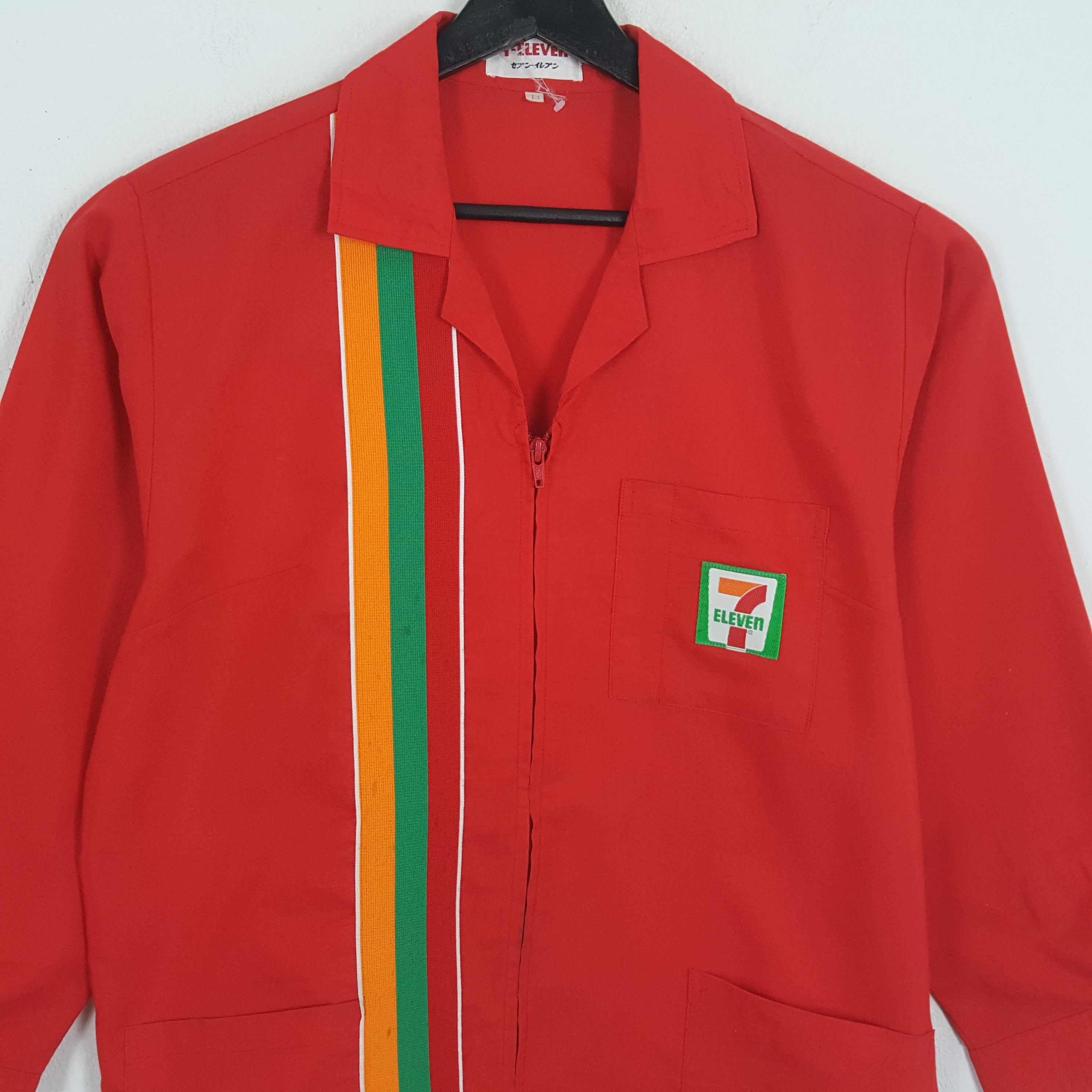 Japanese Brand × Vintage 7 ELEVEn Japanese Workers Workwear Jacket Size US M / EU 48-50 / 2 - 2 Thumbnail