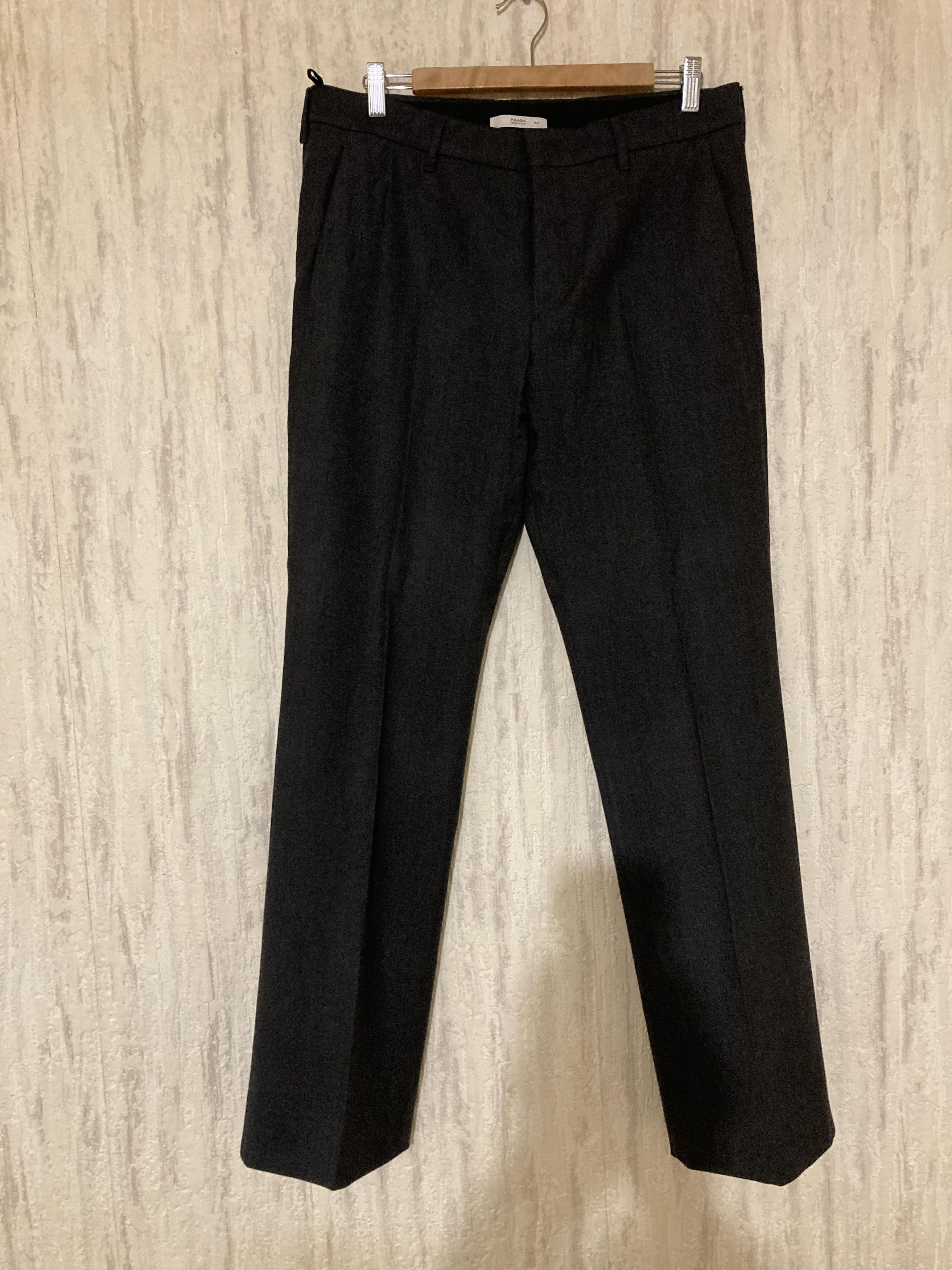 Prada VTG 2007 Prada Virgin Wool Formal Dress Women Pants Size 32" / US 10 / IT 46 - 13 Thumbnail