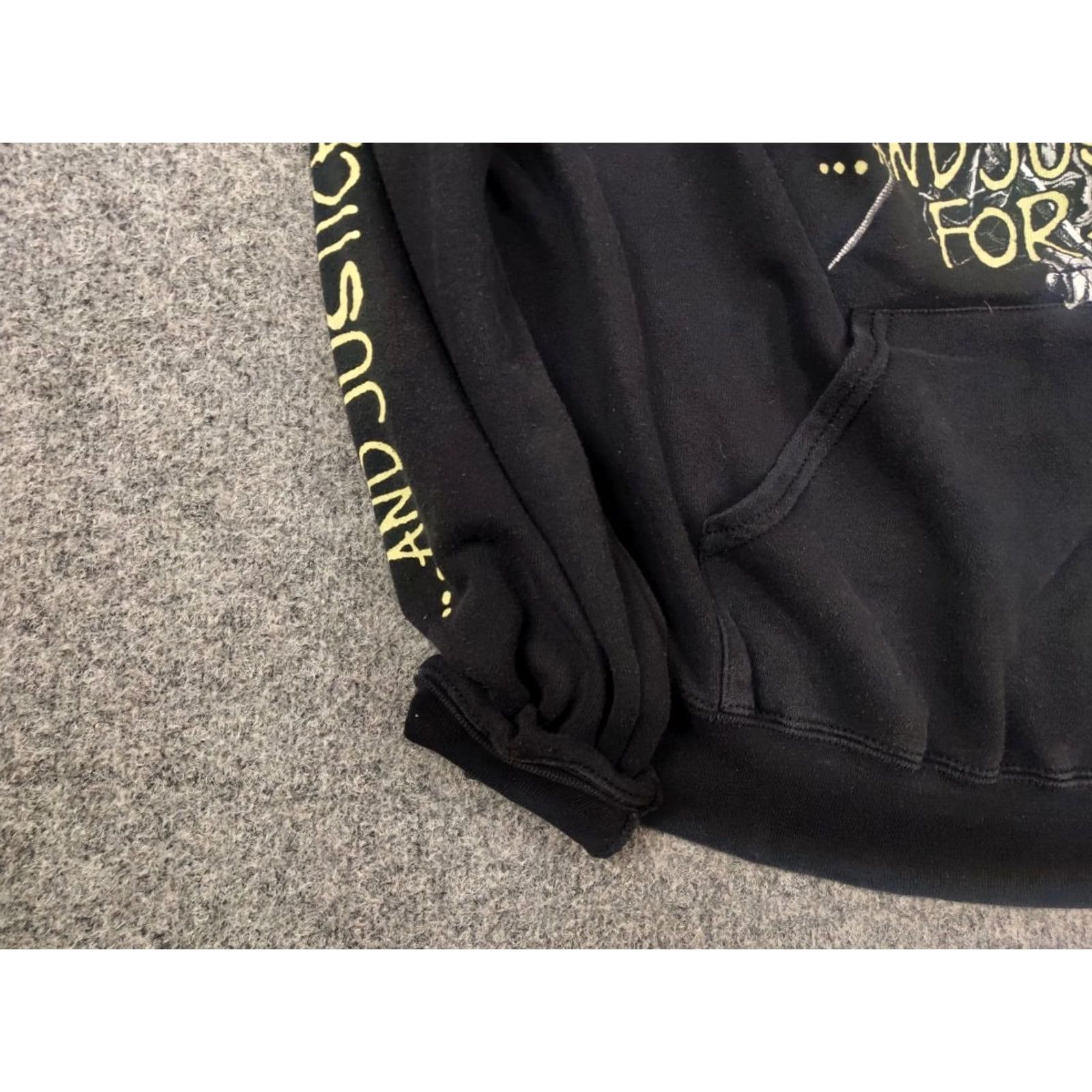 Vintage VINTAGE Metalicca and Justice for All Black Logo Rare Hoodie Rock 90's Shirt Size US L / EU 52-54 / 3 - 7 Thumbnail