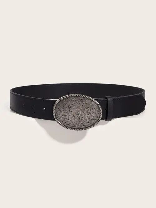 Designer Dark Vintage Belt Riveted Belts Menswear Accessories Size ONE SIZE - 4 Thumbnail