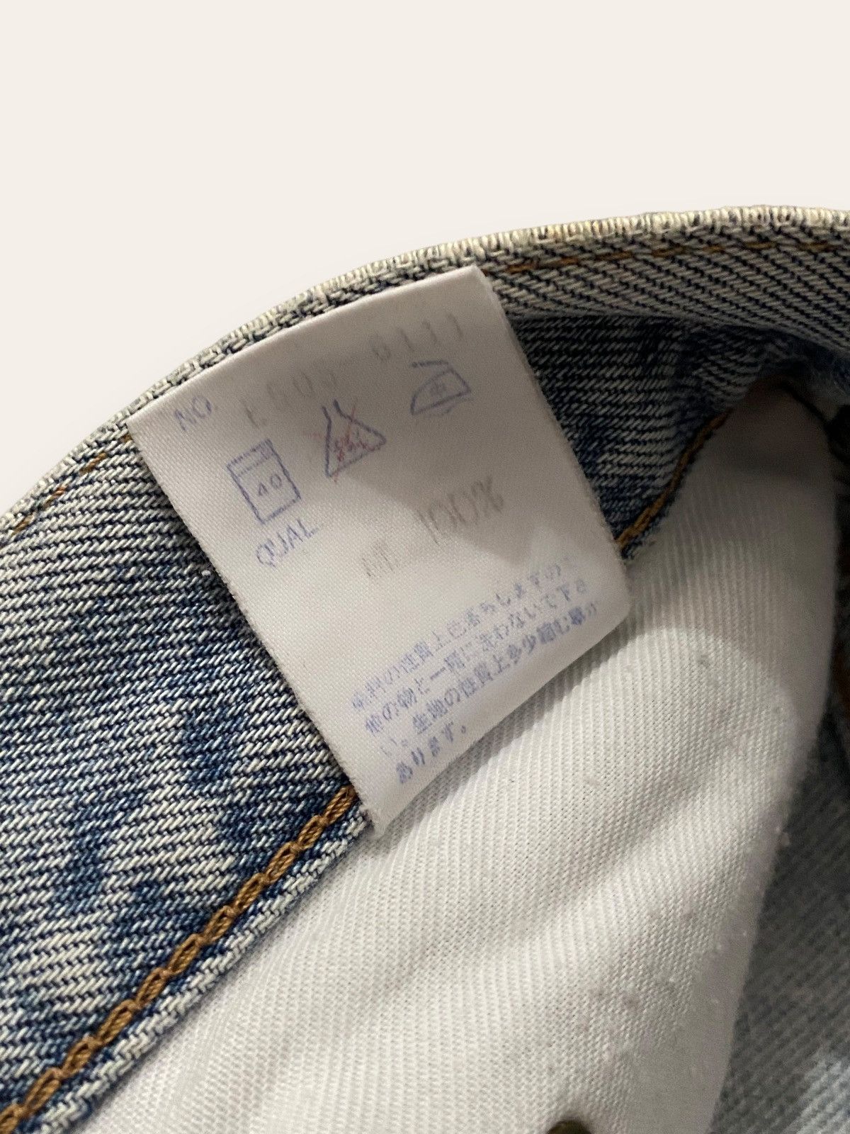 Edwin × Jean Vintage Edwin Japan Sun Wash Patches Distressed Jeans Size US 30 / EU 46 - 14 Thumbnail