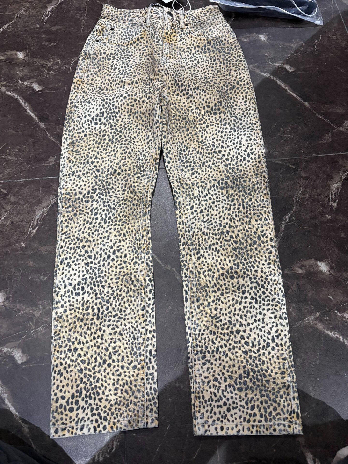 Alexander Wang Alexander Wang Leopard Wash Jeans Size 25" / US 0 / IT 36 - 1 Thumbnail