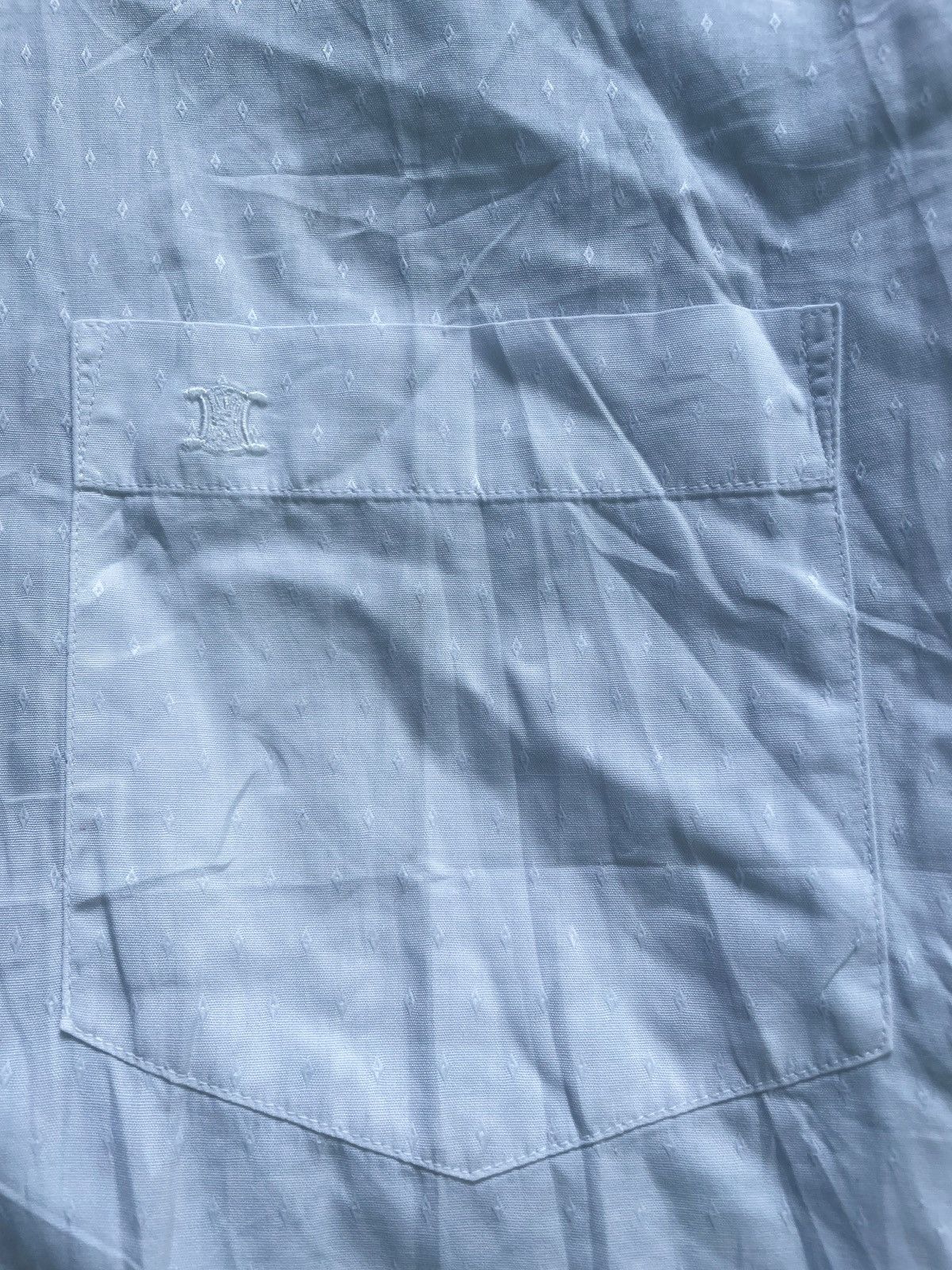 Celine CELINE WHITE BUTTON DOWN SHIRT Size US L / EU 52-54 / 3 - 6 Thumbnail