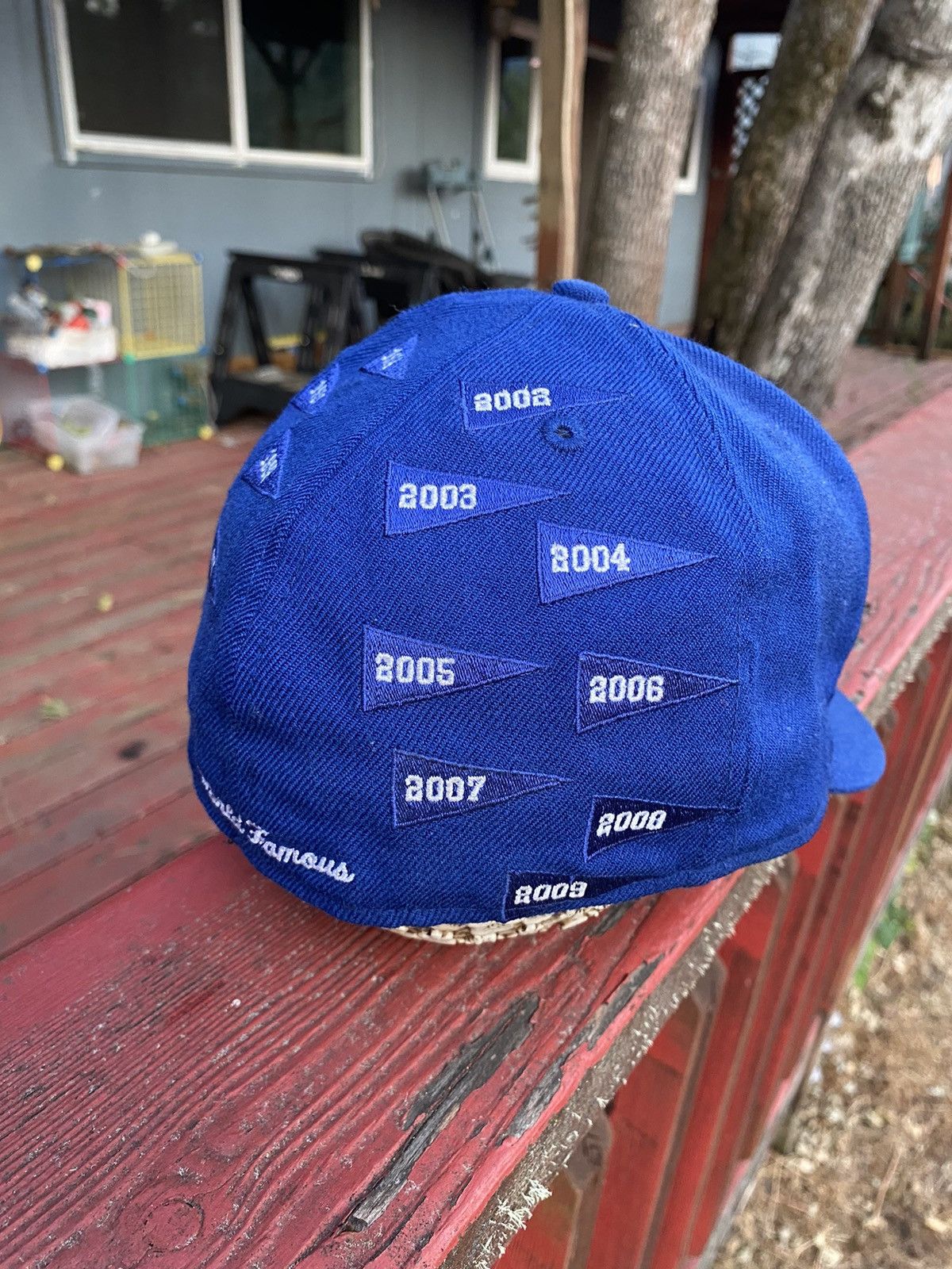 Supreme Supreme 2009 Pennant box logo new era fitted cap 7 & 3/8 Size ONE SIZE - 4 Thumbnail