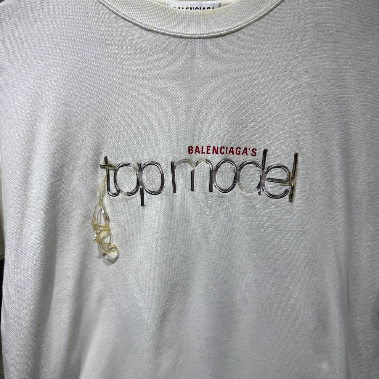 Balenciaga Balenciaga Top Model tee Size S / US 4 / IT 40 - 2 Thumbnail