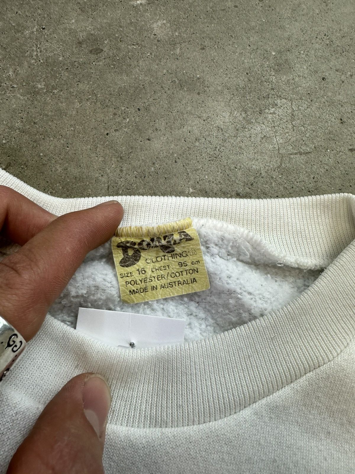 Vintage vintage 90s g'day from south australia crewneck white S Size US S / EU 44-46 / 1 - 3 Thumbnail
