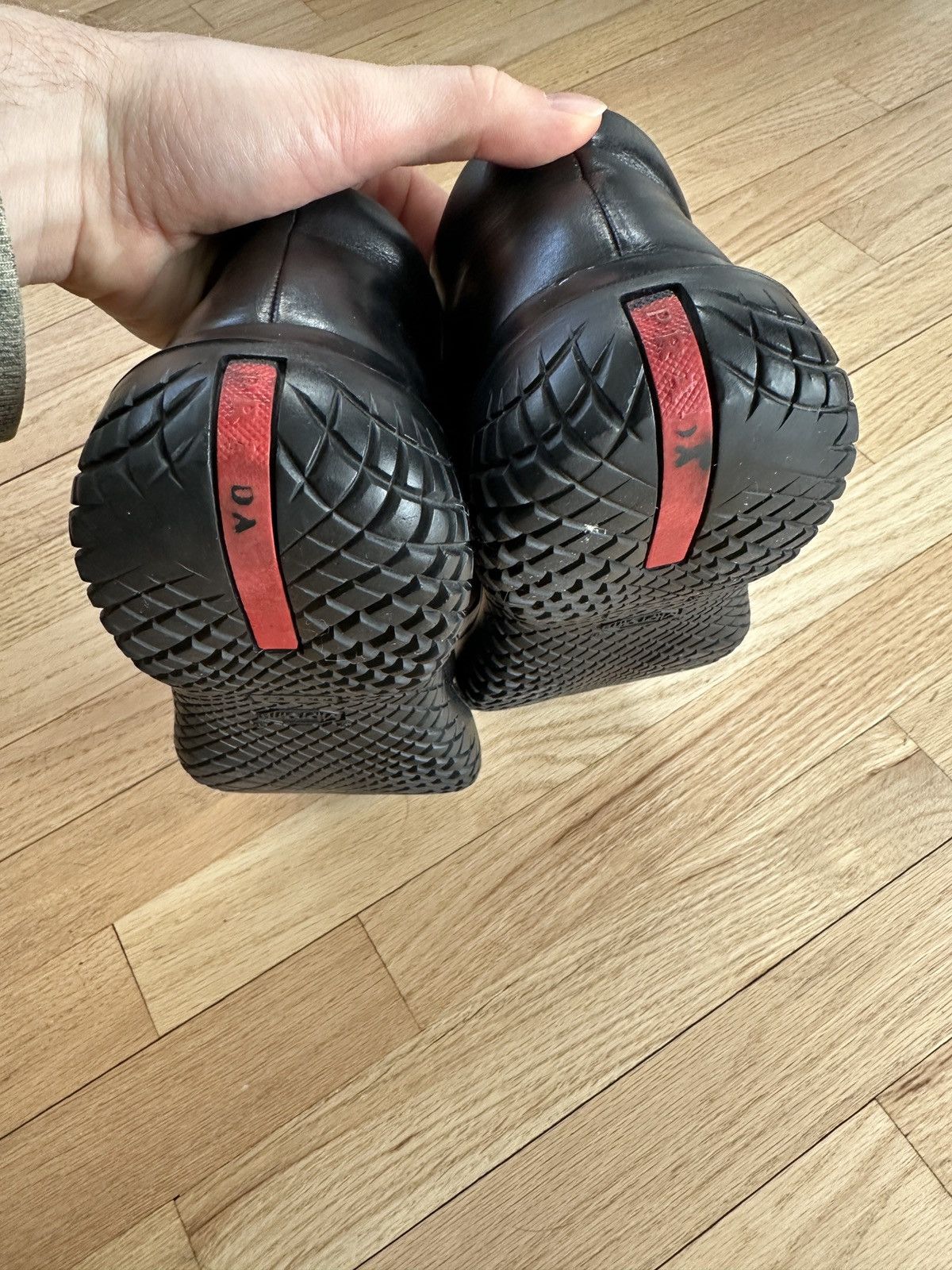 Prada Prada Square Toe Derby Shoes Size US 8.5 / EU 41-42 - 4 Thumbnail