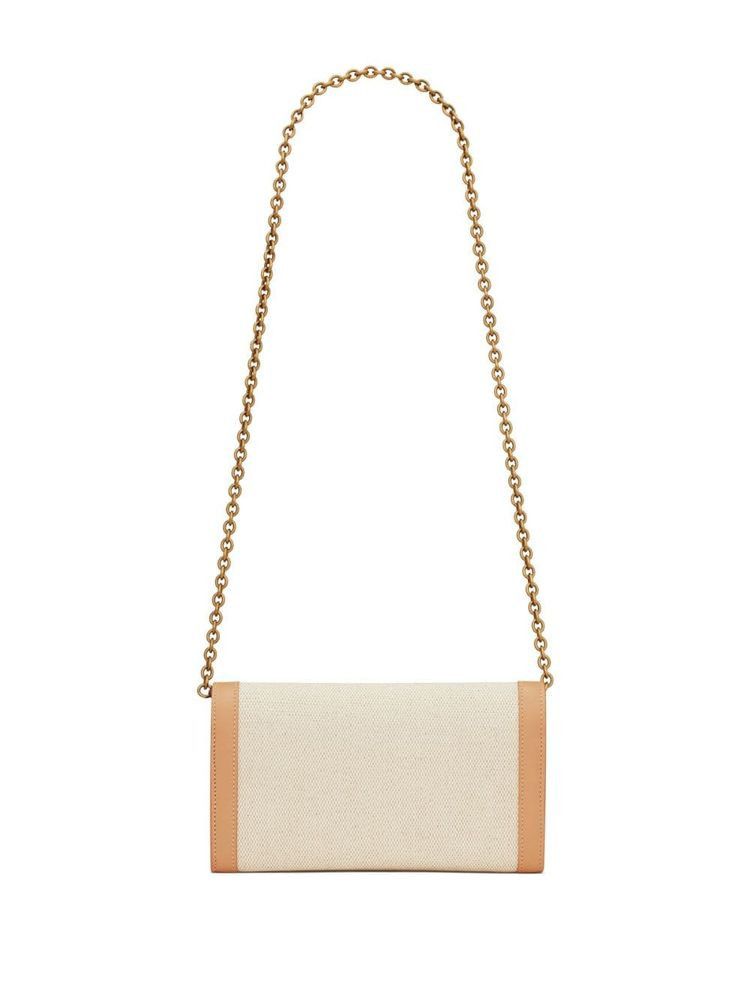 Saint Laurent Paris o1s1wg110924 Size: OS / Le Maillon Chain Wallet Beige & Tan Size ONE SIZE - 2 Thumbnail