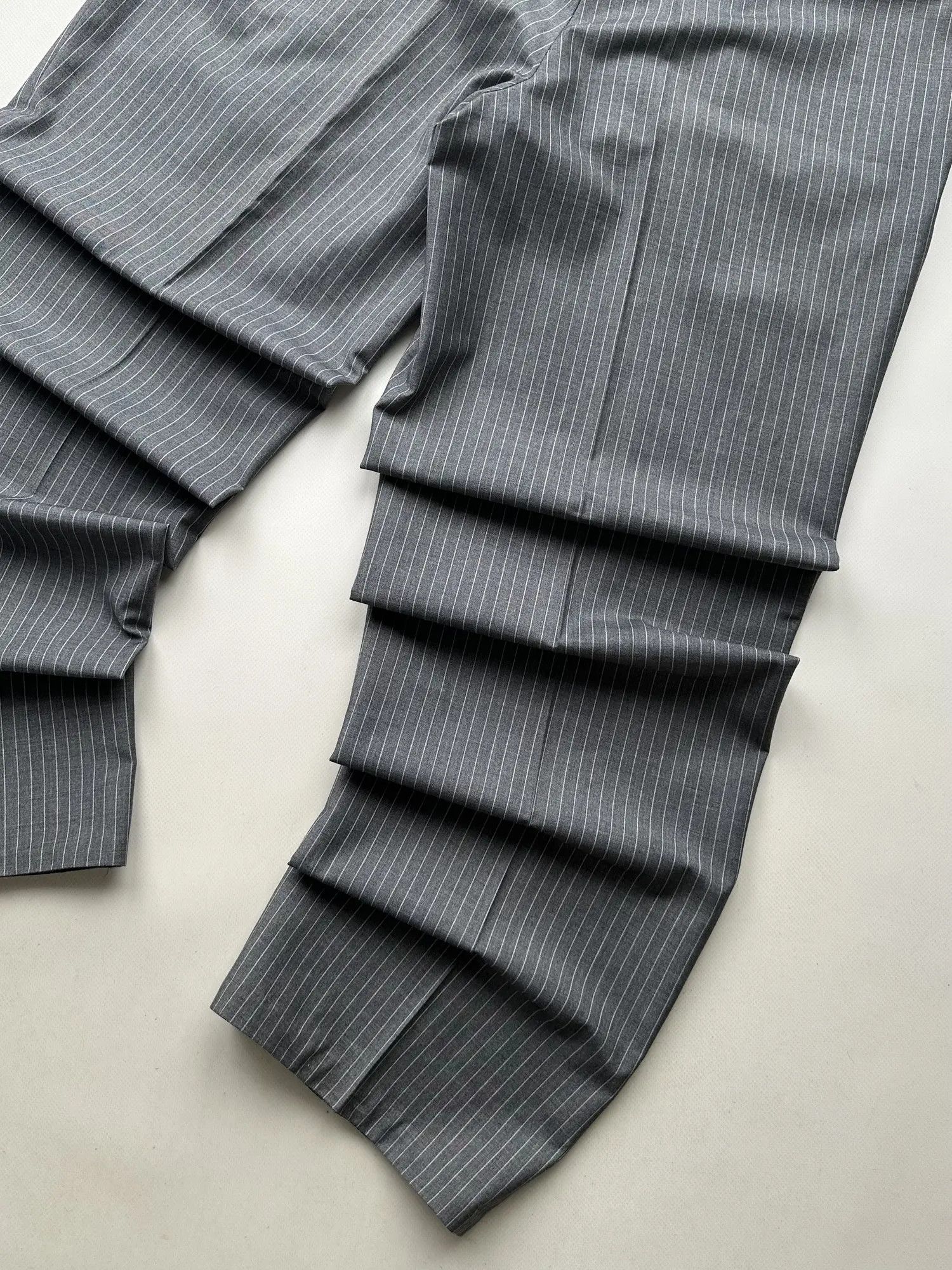 Armani Armani Collezioni Vintage Striped Wool Pants Size US 36 / EU 52 - 13 Thumbnail