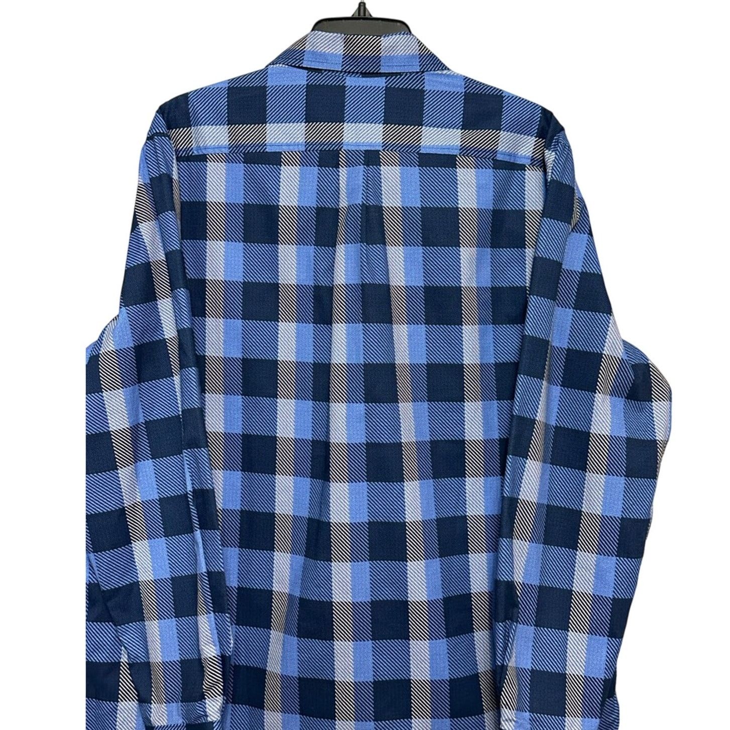 Other Con.Struct Collared Shirt Plaid Button Down Blue/Black NWOT Size US L / EU 52-54 / 3 - 5 Thumbnail