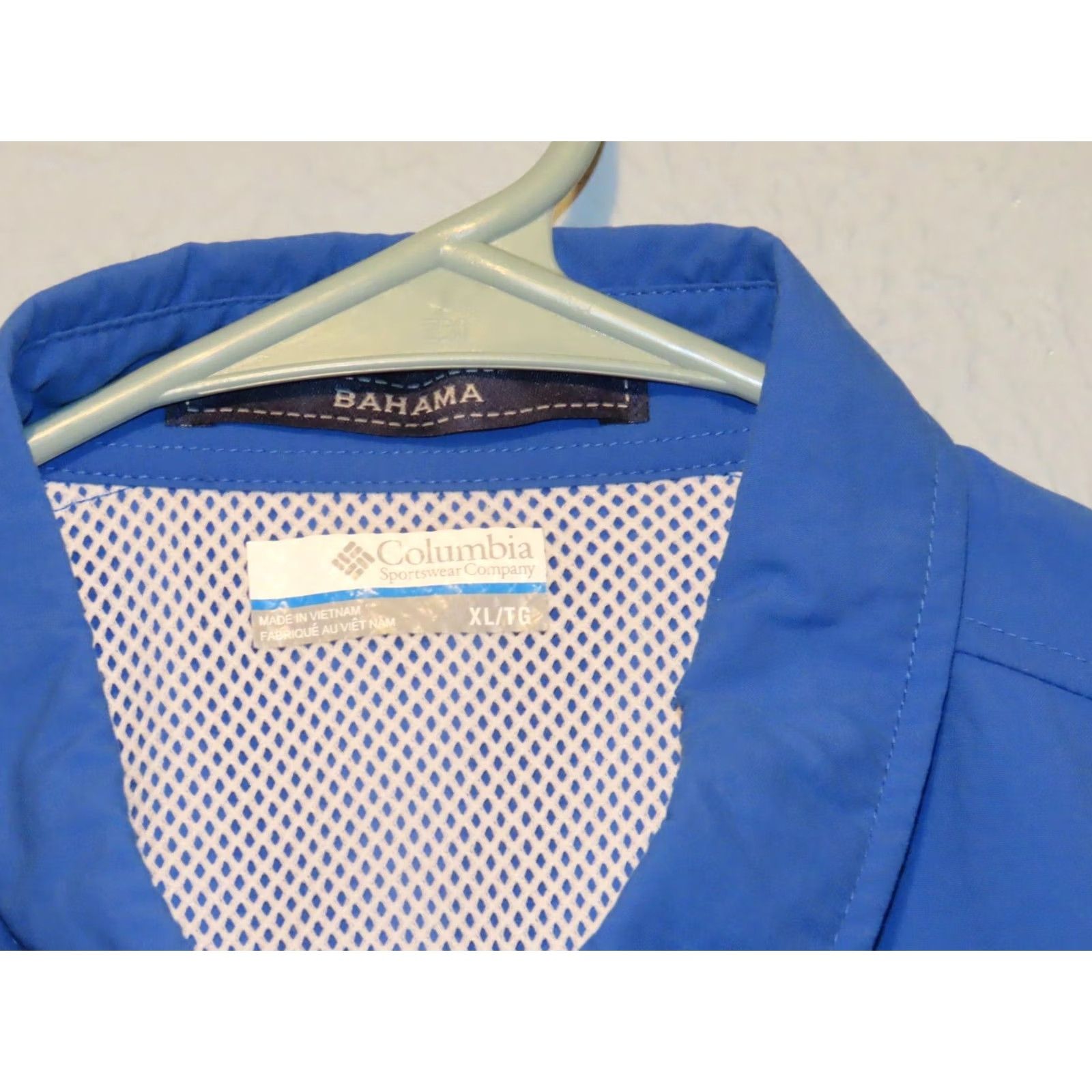Vintage Columbia Shirt Men's XL Blue Short Sleeve Button-Up Collar Breathable Fishing Casual Pattern: Solid Size US XL / EU 56 / 4 - 3 Thumbnail