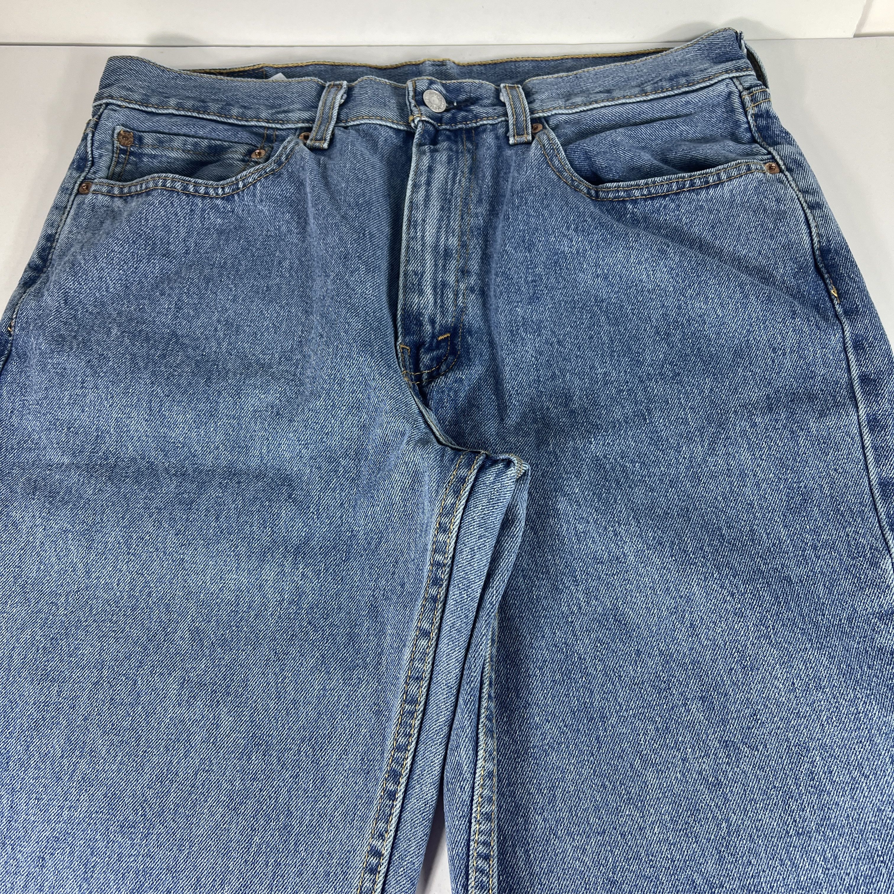 Levi's Levi's Jeans 550 Relaxed Blue Faded Cotton Denim Size US 34 / EU 50 - 2 Thumbnail