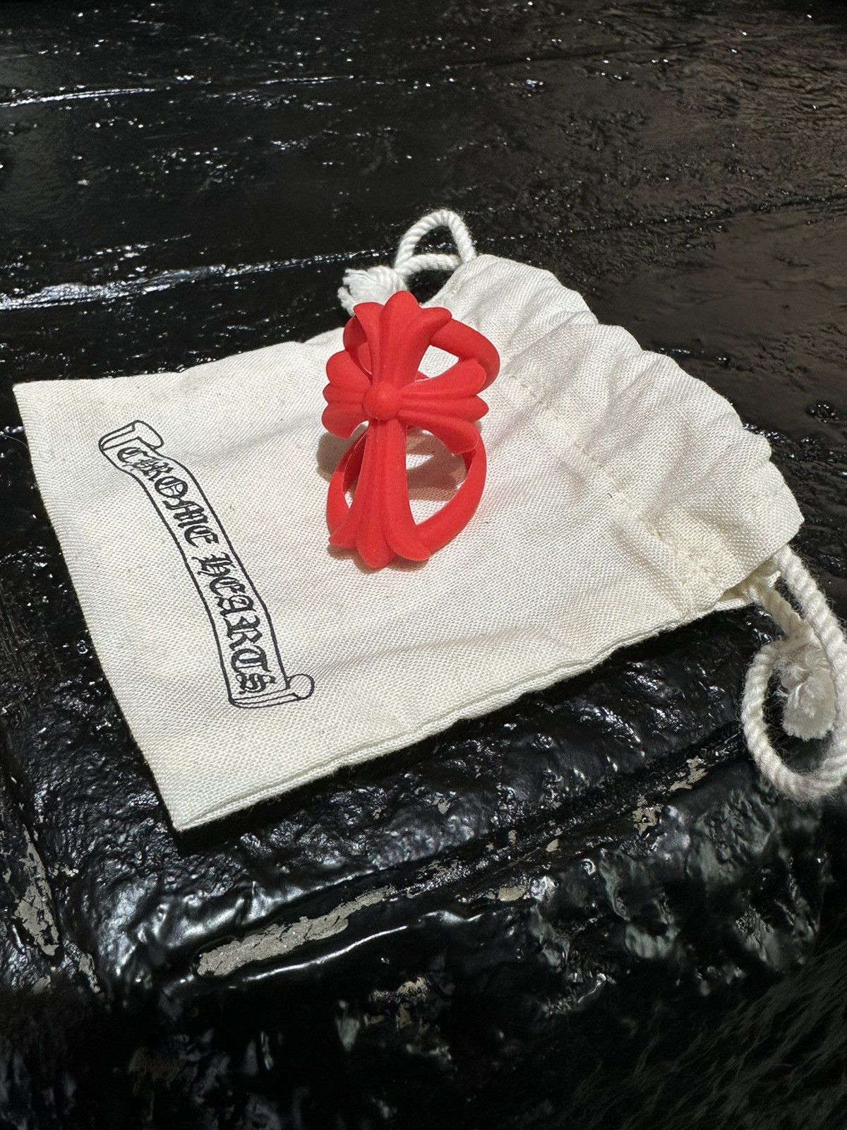 Chrome Hearts Chrome Hearts Silicone Cross Ring Size ONE SIZE - 1 Thumbnail