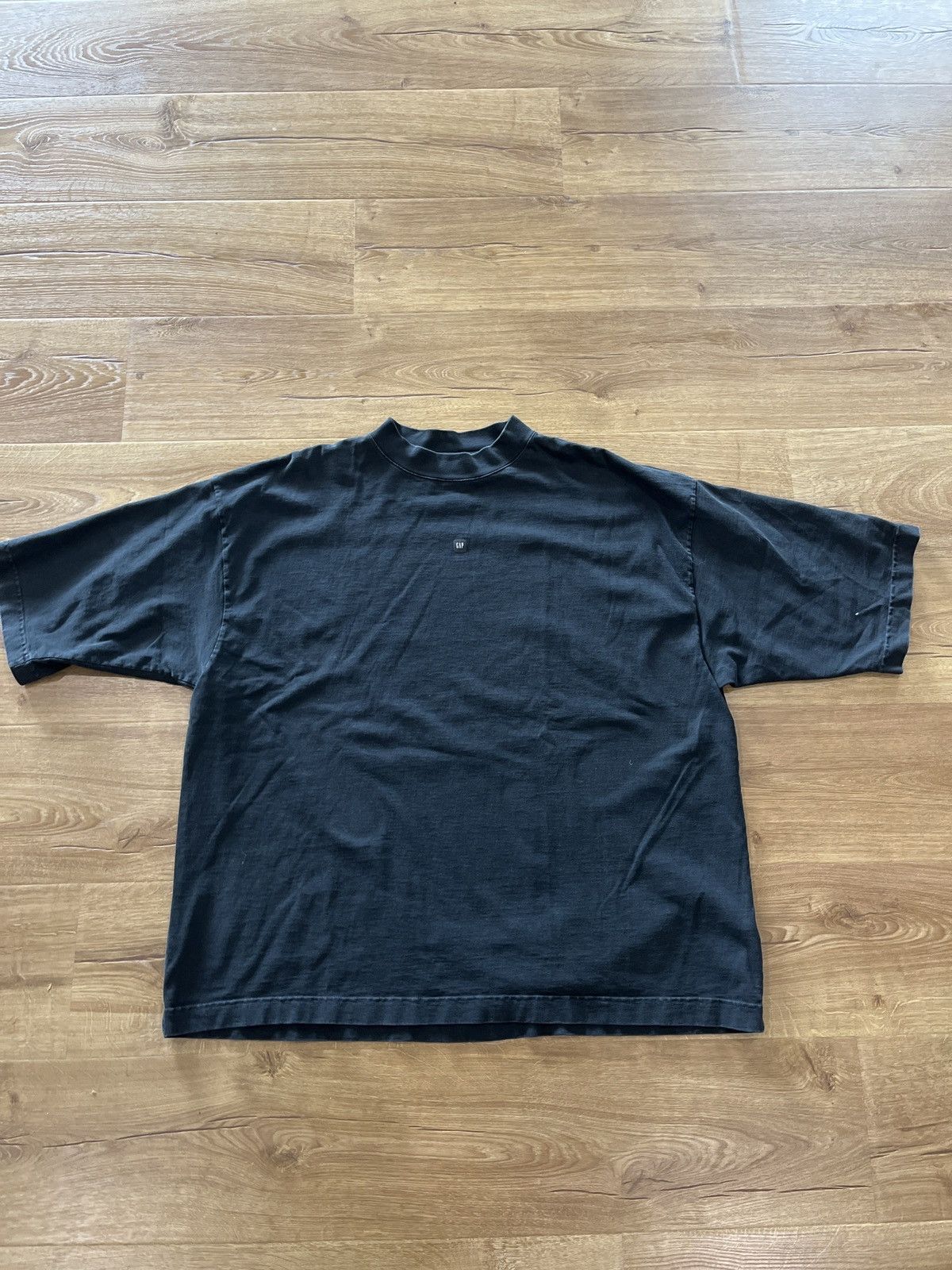 image of Balenciaga x Gap Ygebb Oversized Logo Shirt in Black, Men's (Size XS)