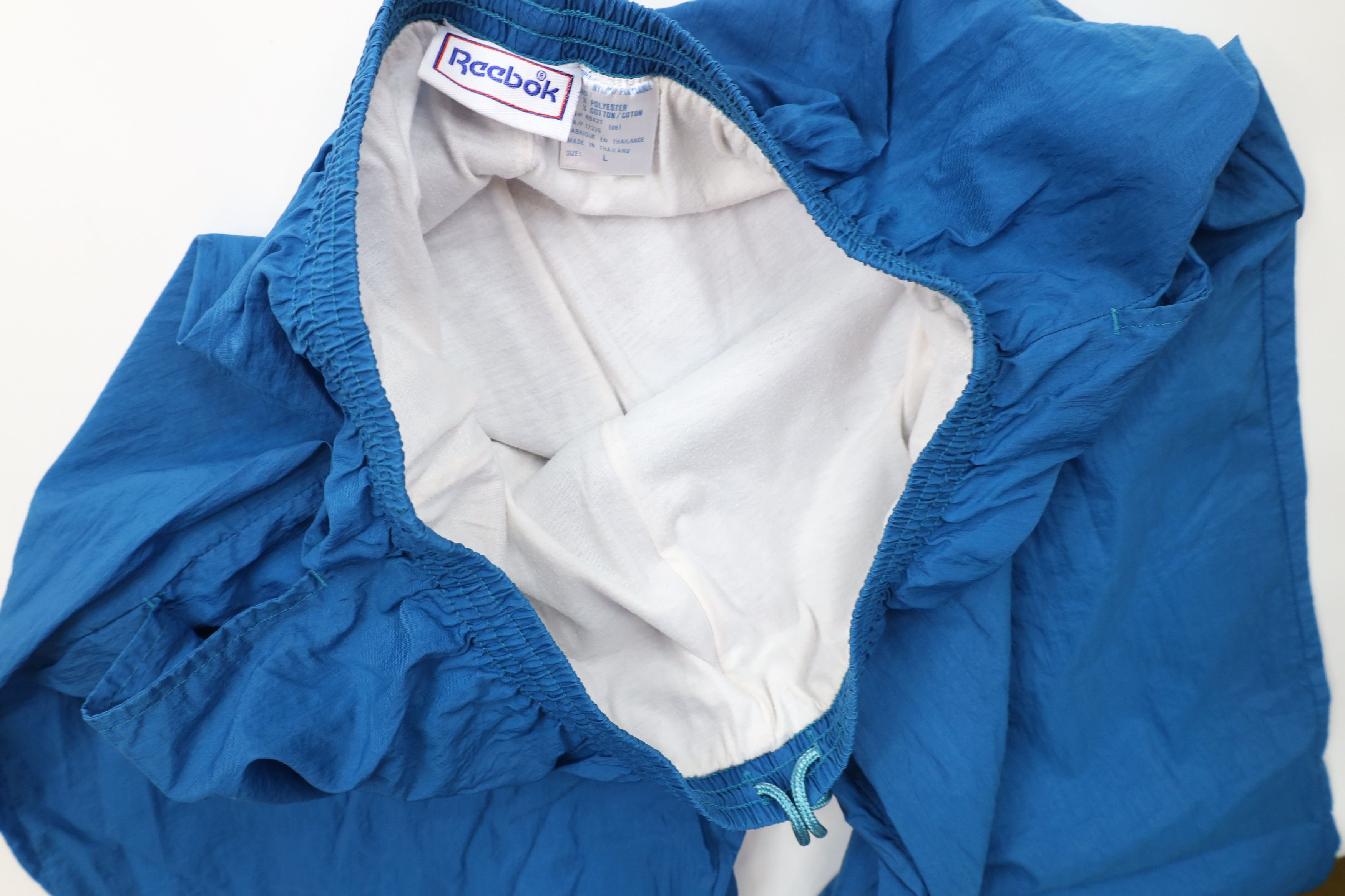 Reebok Vintage 90s Reebok Spell Out Lined Windbreaker Joggers Pants Size US 36 / EU 52 - 11 Thumbnail