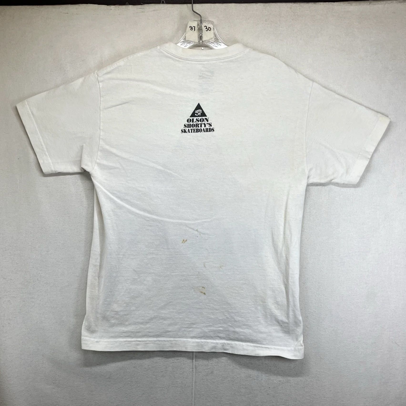 Vintage VINTAGE Shorty's Skateboard T-Shirt Men Medium White Logo Short Sleeves 90s Skateboarding Size US M / EU 48-50 / 2 - 2 Thumbnail