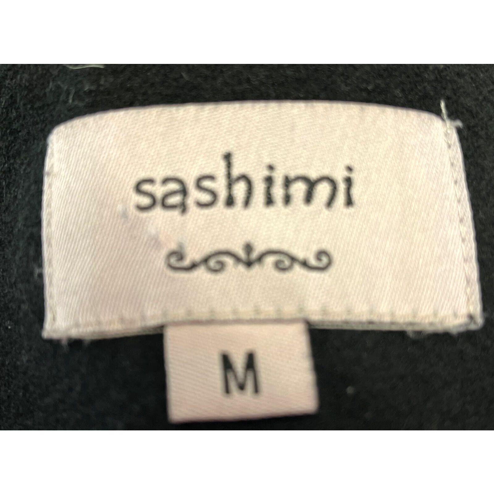 Nordstrom Womens Nordstrom Sashimi Black Coat Jacket Sz M GUC Double Breasted Size M / US 6-8 / IT 42-44 - 5 Thumbnail