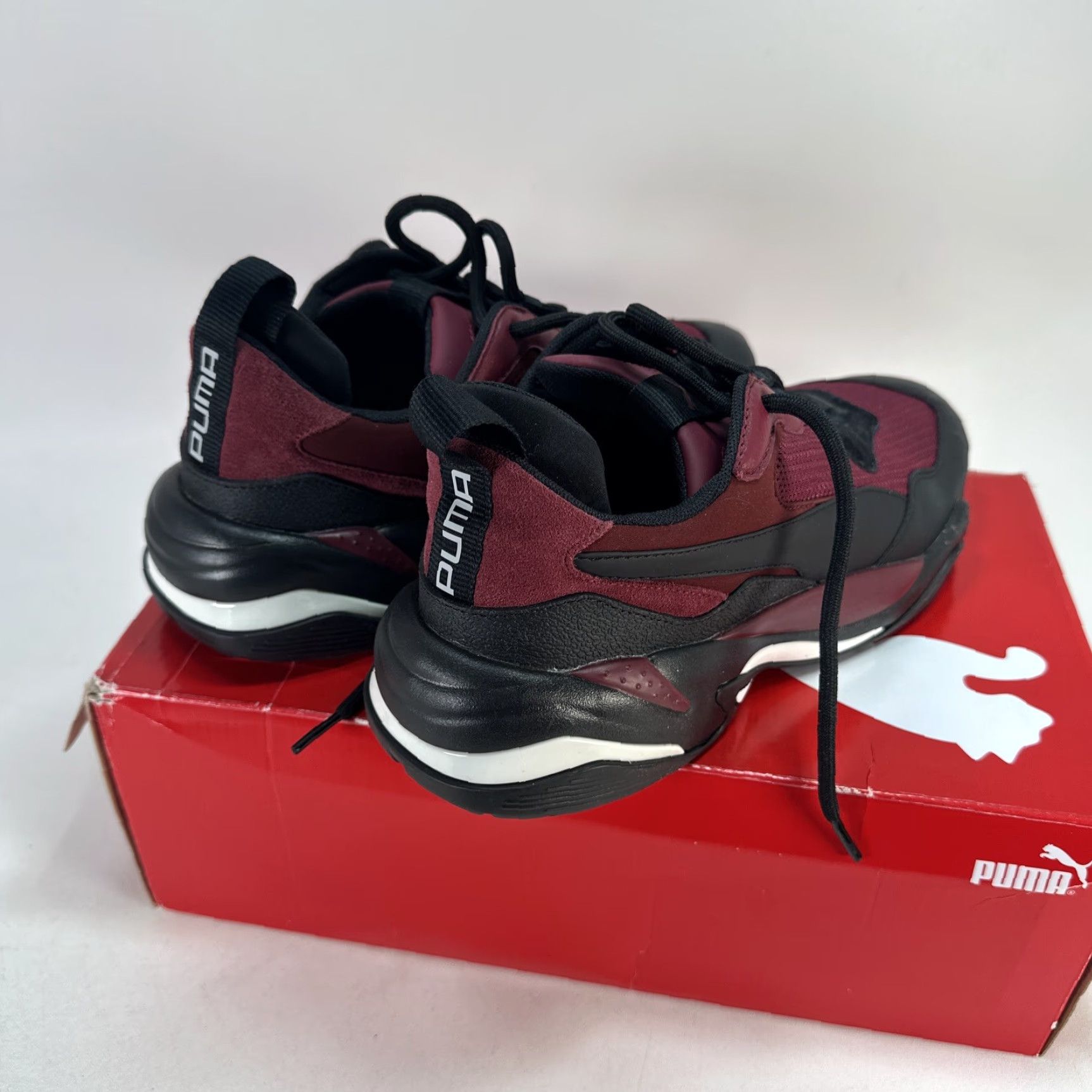 Puma PUMA Thunder Spectra - Mens Sneaker 367516-03 Maroon/Black 10M US 12 UK 12 Athletic Shoes Mens Sneakers Size US 12 / EU 45 - 3 Thumbnail