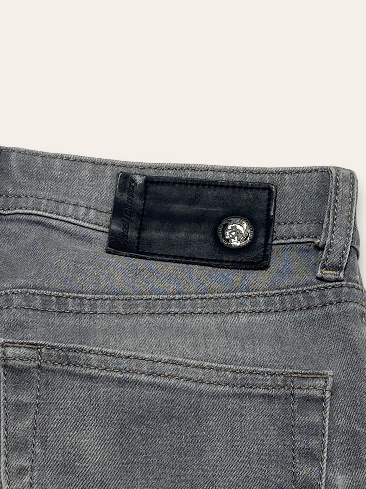 Diesel Vintage DIESEL Gray Wash Denim Slim Straight Jeans Size US 31 - 14 Thumbnail