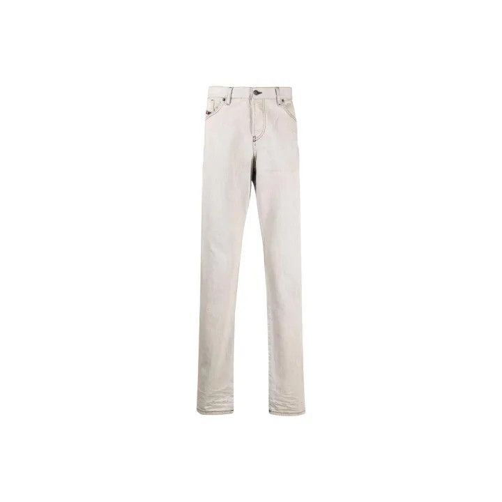 Diesel Diesel Beige Straight Leg Denim Pants for Men 0079 Size US 29 - 1 Thumbnail