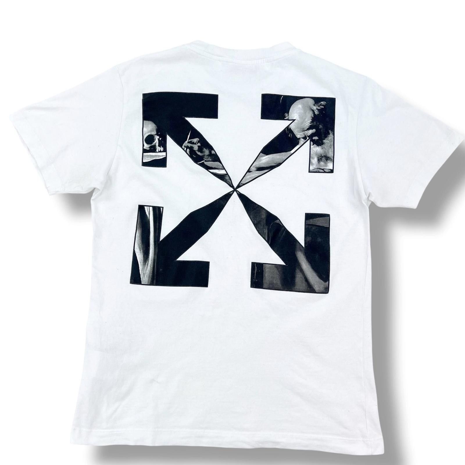 Off-White Off-White Caravaggio Arrows White T-Shirt Size US S / EU 44-46 / 1 - 2 Thumbnail