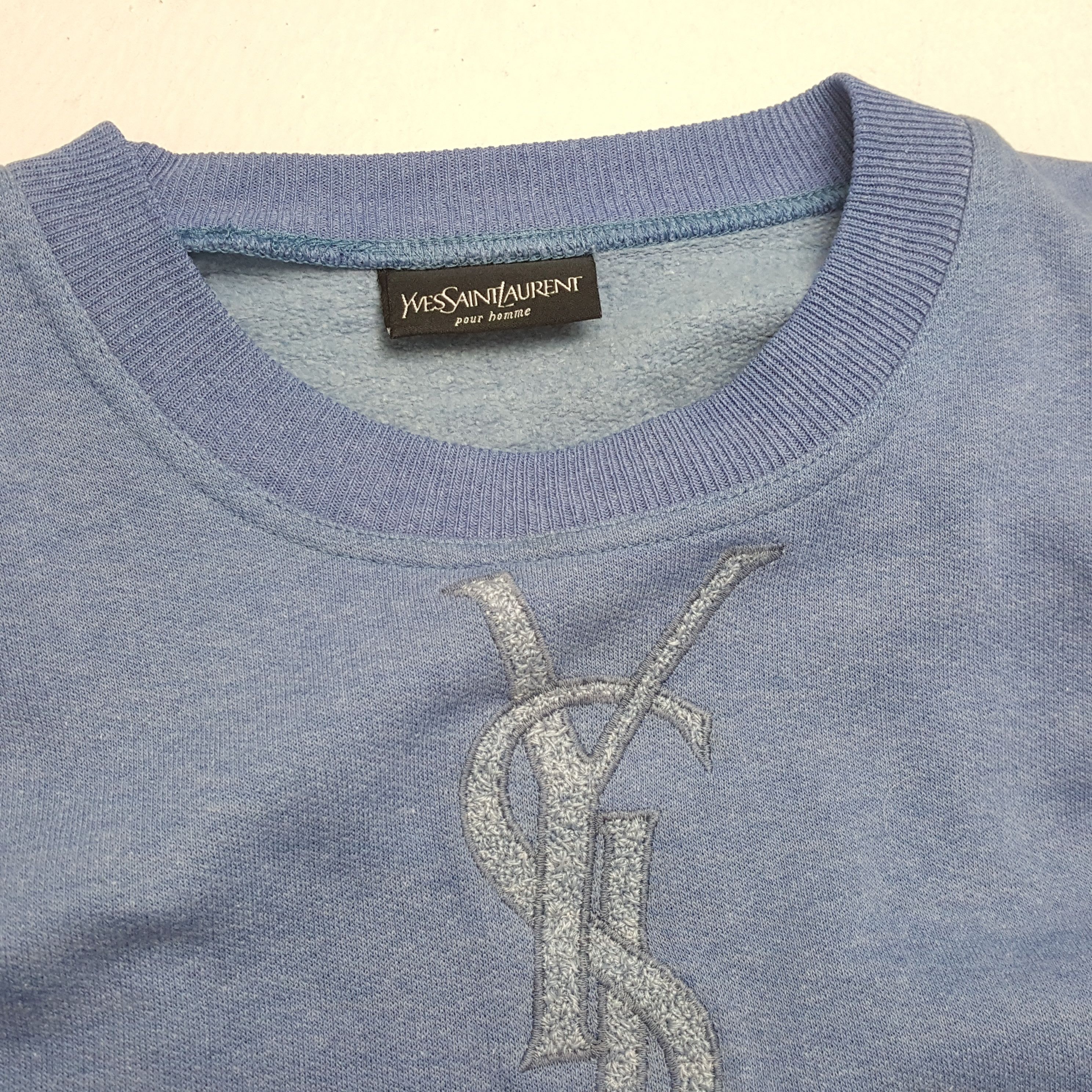Vintage × Yves Saint Laurent Vintage YVES SAINT LAURENT Italian Fashion Brand Sweatshirts Size US L / EU 52-54 / 3 - 8 Thumbnail
