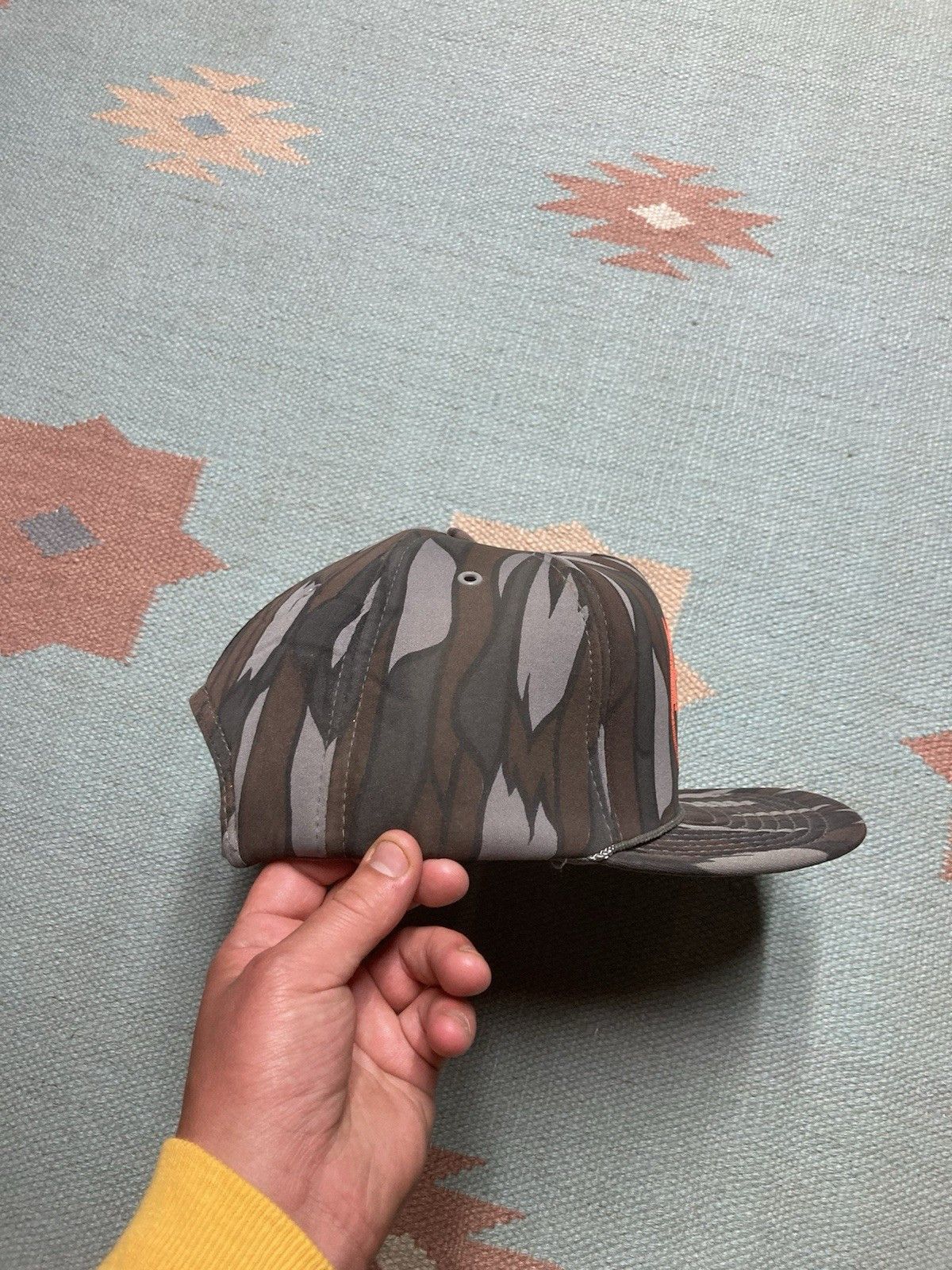 Vintage vtg SnapBack hat camo Big L lumberland Michigan lumr Trebark Size ONE SIZE - 7 Thumbnail