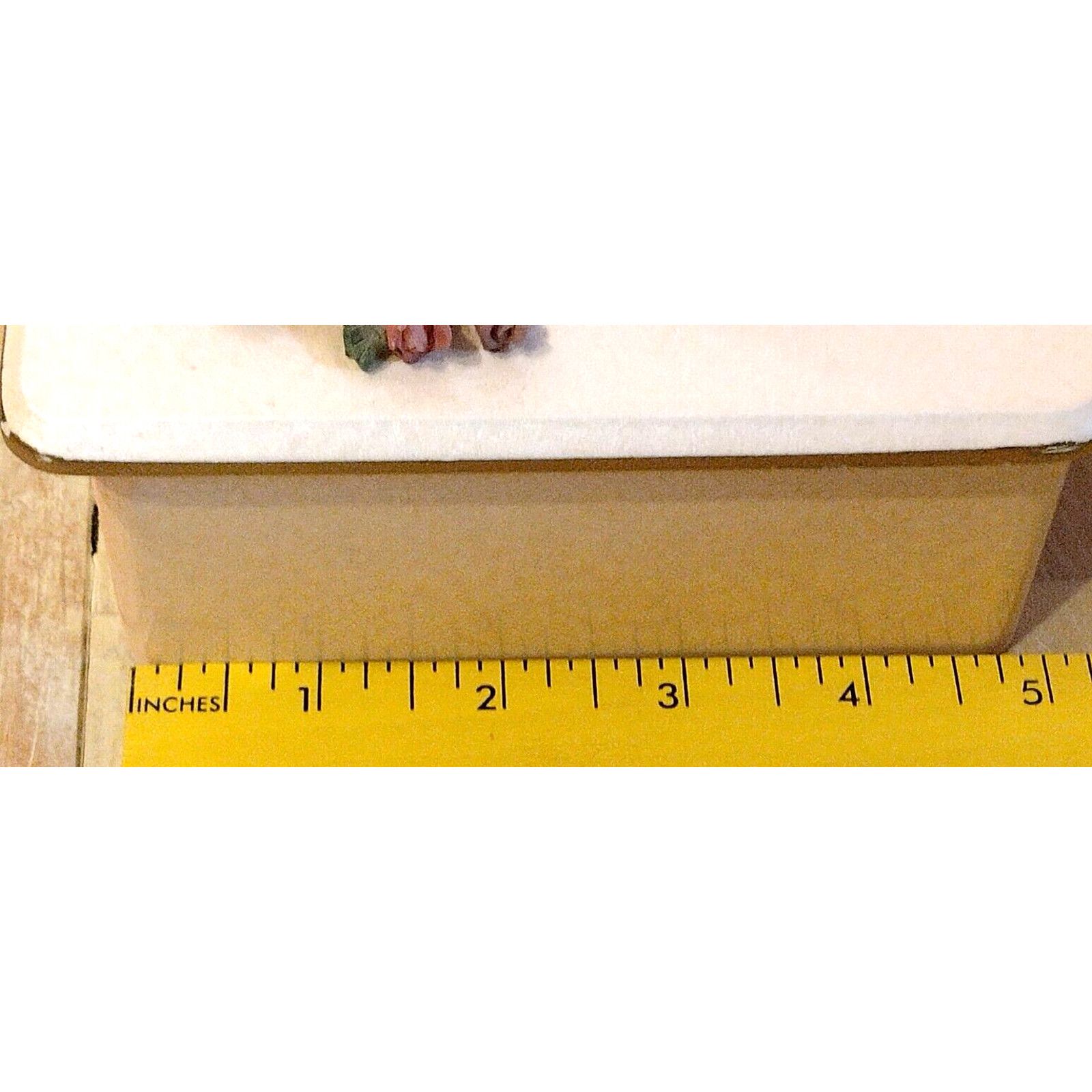 Other Pink Pearl Jewelry Box Whte Violin Flowers Hand-Paint Mirror Size ONE SIZE - 7 Thumbnail