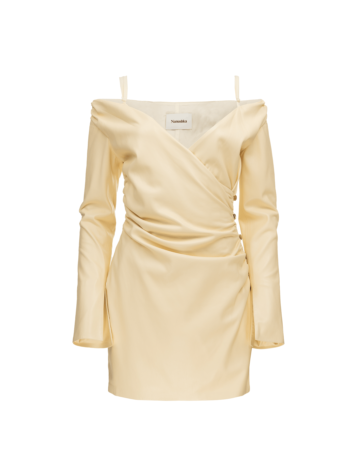 Nanushka Nanushka Moha cold-shoulder vegan leather dress Size M / US 6-8 / IT 42-44 - 1 Thumbnail