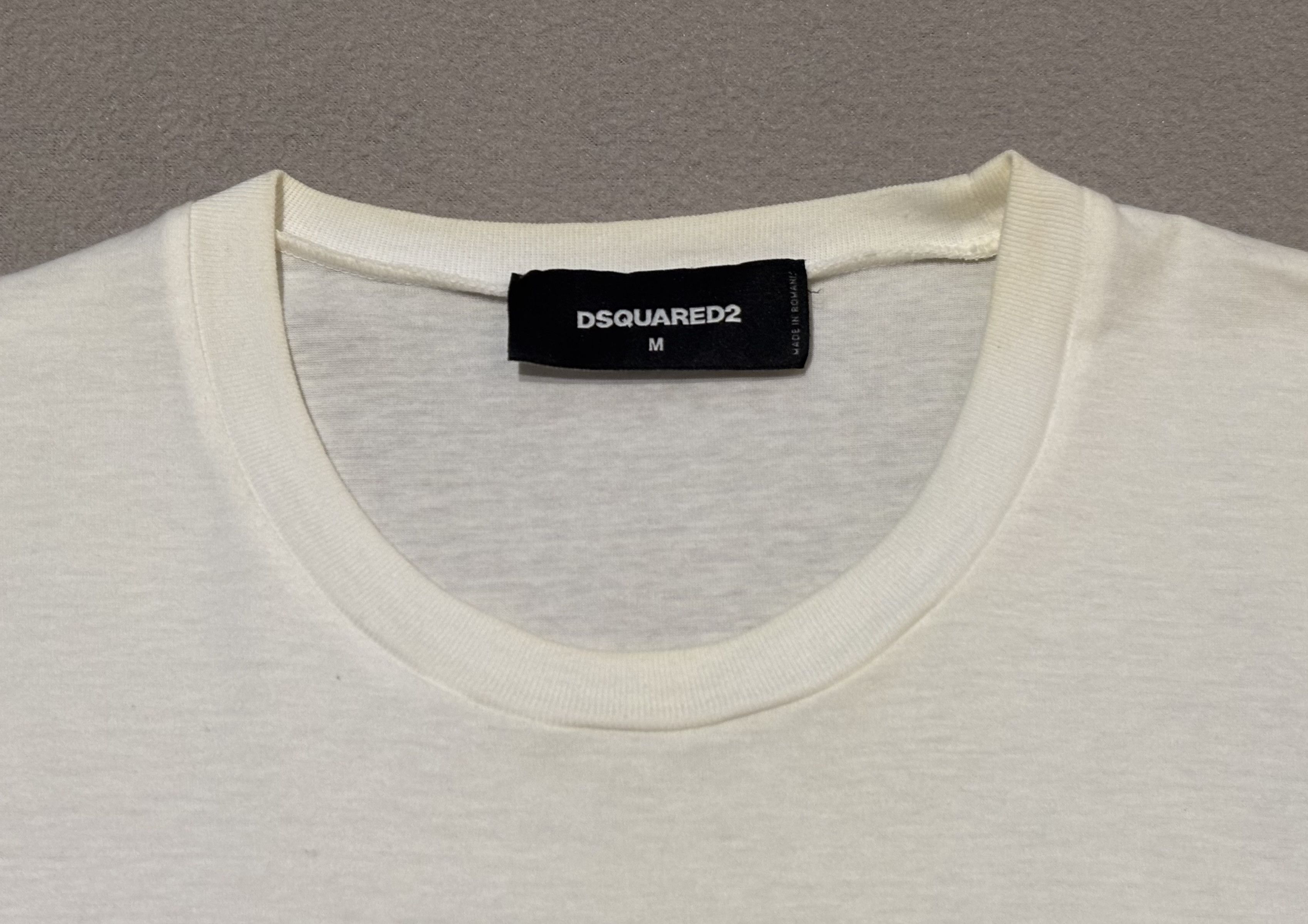 Dsquared2 Dsquared2 White T-shirt Size M Size US M / EU 48-50 / 2 - 12 Thumbnail