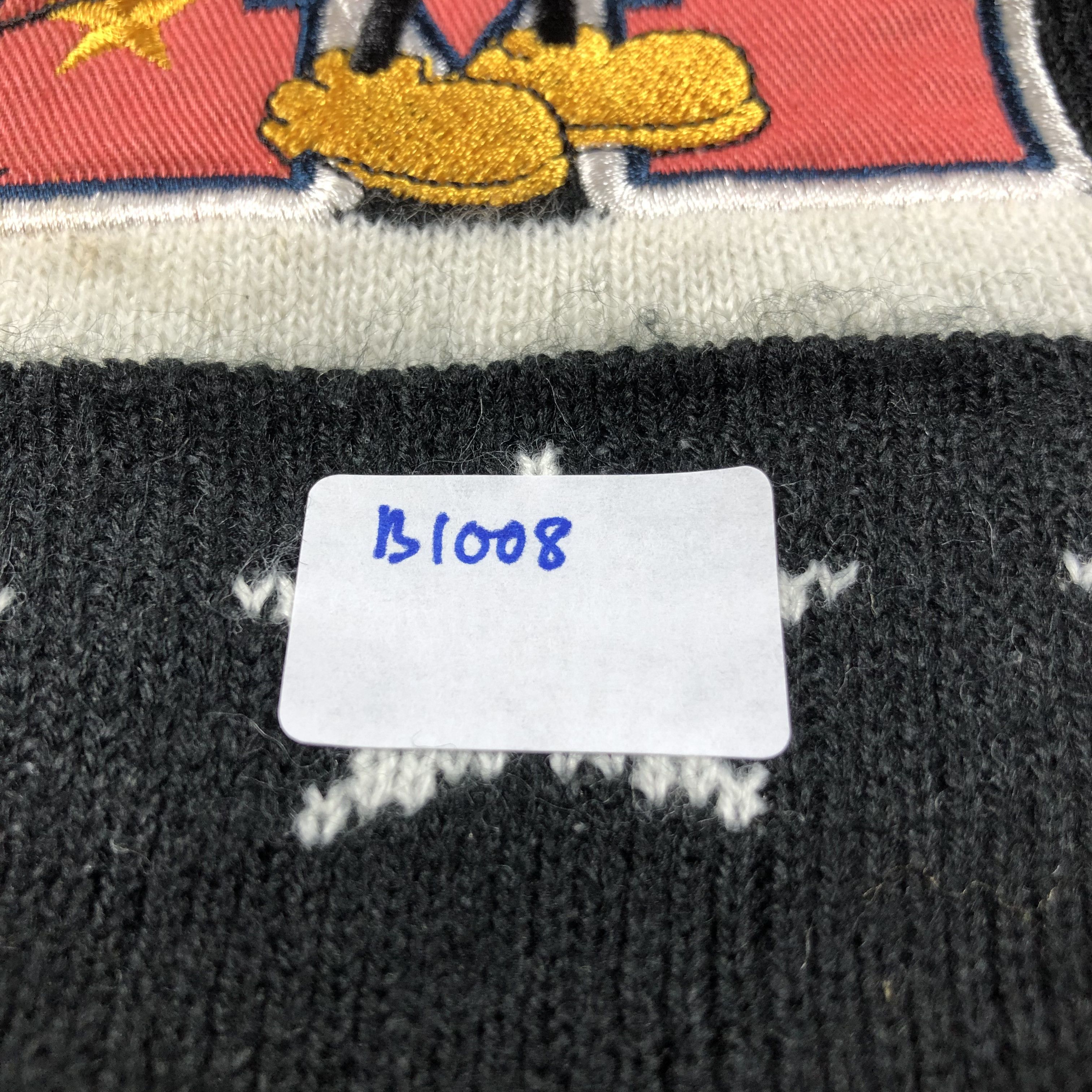 Disney Mickey Mouse Stripe Bobble Beanie Snowcap Snow Hat B1008 Size ONE SIZE - 8 Thumbnail