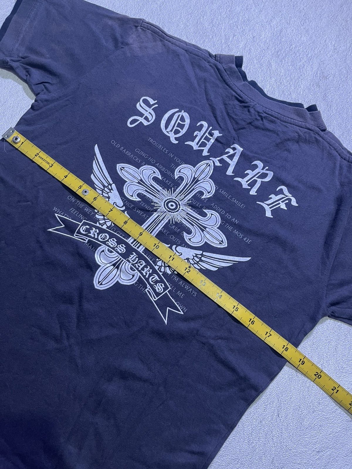 Japanese Brand VINTAGE Y2K SQHARE short sleeve tshirt Size US M / EU 48-50 / 2 - 11 Thumbnail