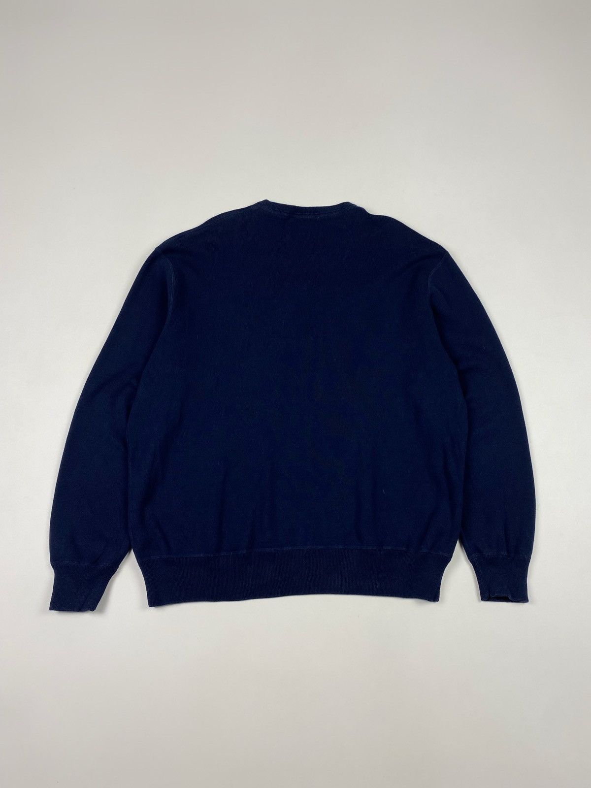 Polo Ralph Lauren × Vintage 1990’s Vintage Polo Ralph Lauren Navy Sweater Size US XL / EU 56 / 4 - 6 Thumbnail