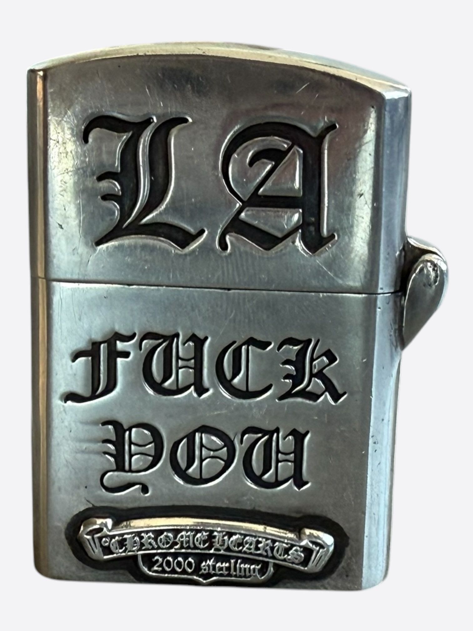 Chrome Hearts Chrome Hearts Silver Los Angeles Exclusive Cross Lighter Size ONE SIZE - 3 Thumbnail