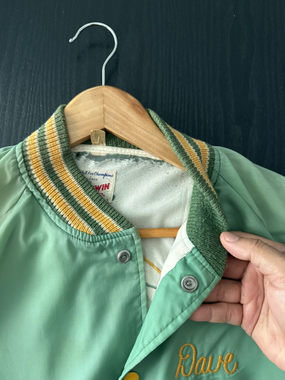 Vintage Vintage 70's BUTWIN CHAMPION STADIUM SATIN JACKET Size US L / EU 52-54 / 3 - 14 Thumbnail